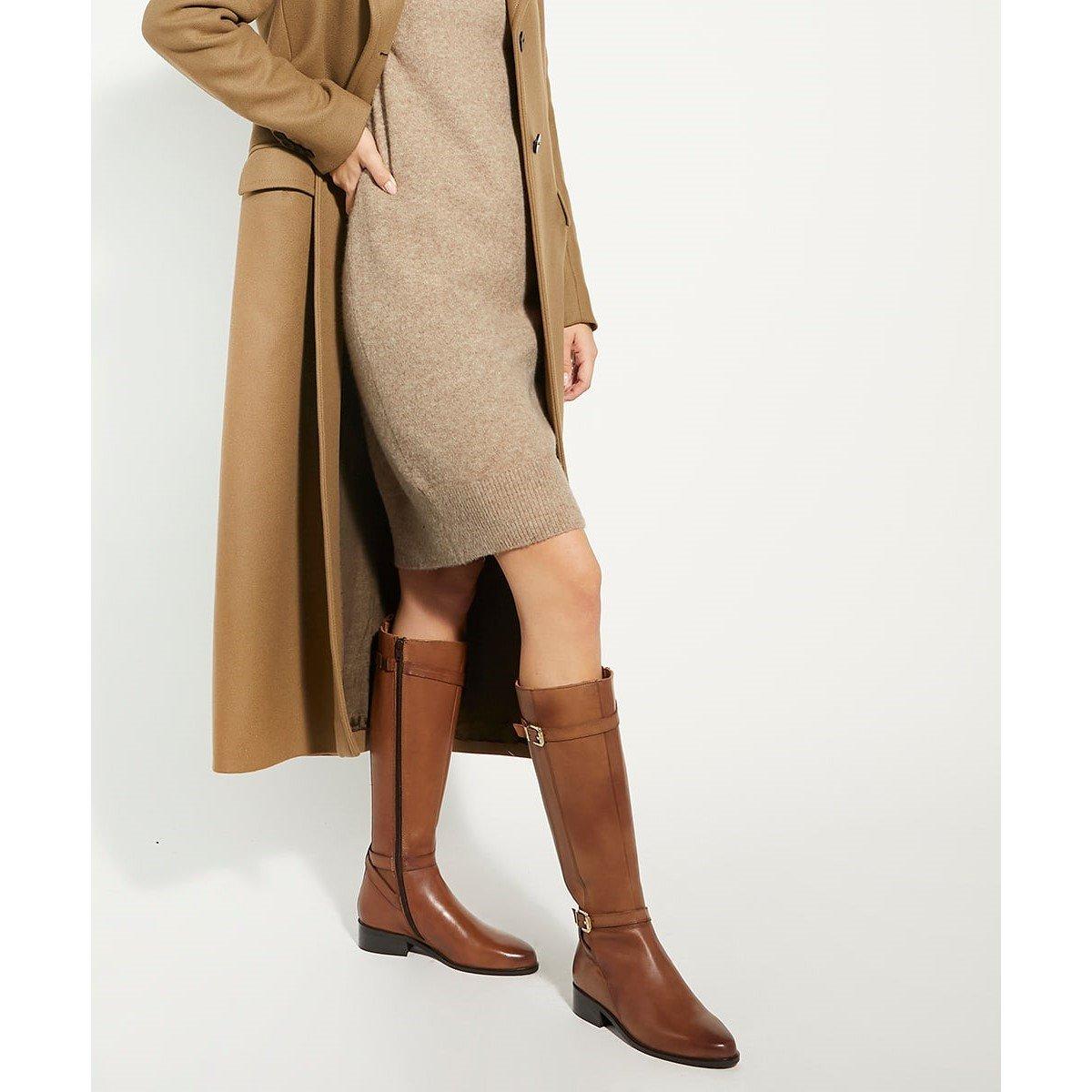 TAN - Dune London - Tepi Knee High Boots - 5