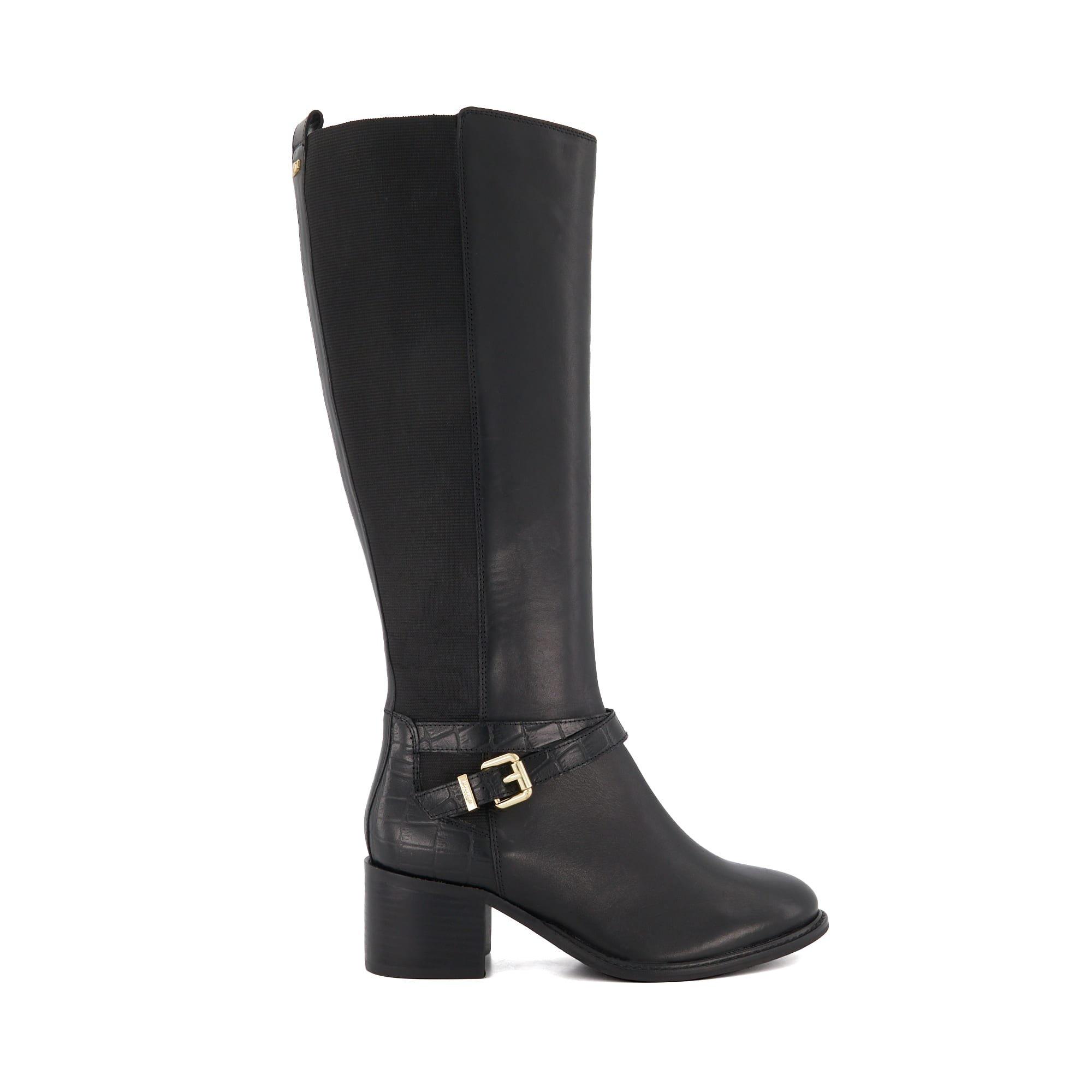 BLACK - Dune London - Tildy Knee High Boots - 1