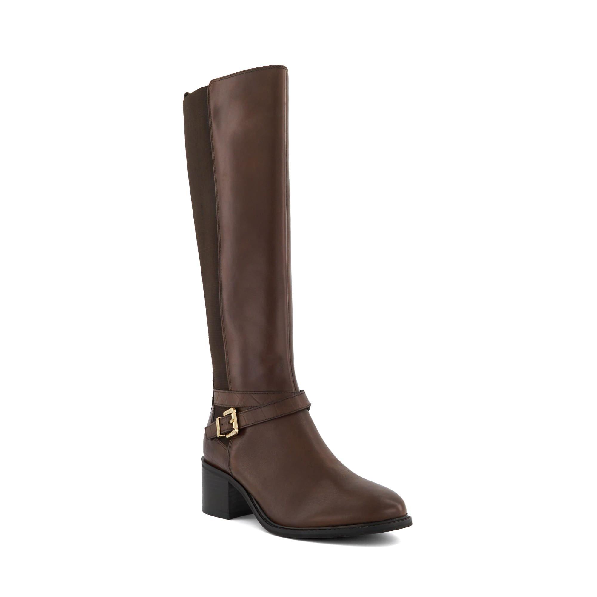 BROWN - Dune London - Tildy Knee High Boots - 2