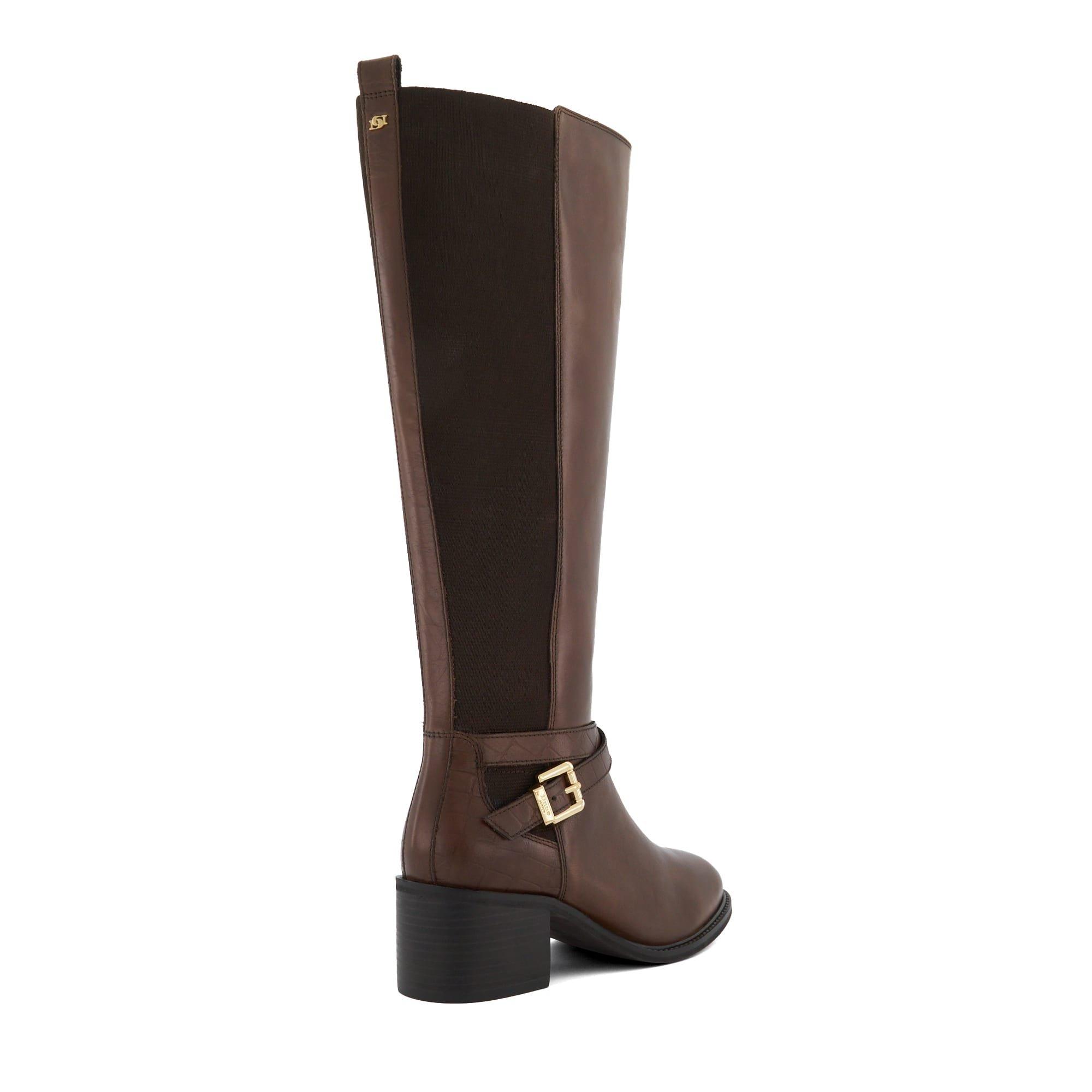 BROWN - Dune London - Tildy Knee High Boots - 3