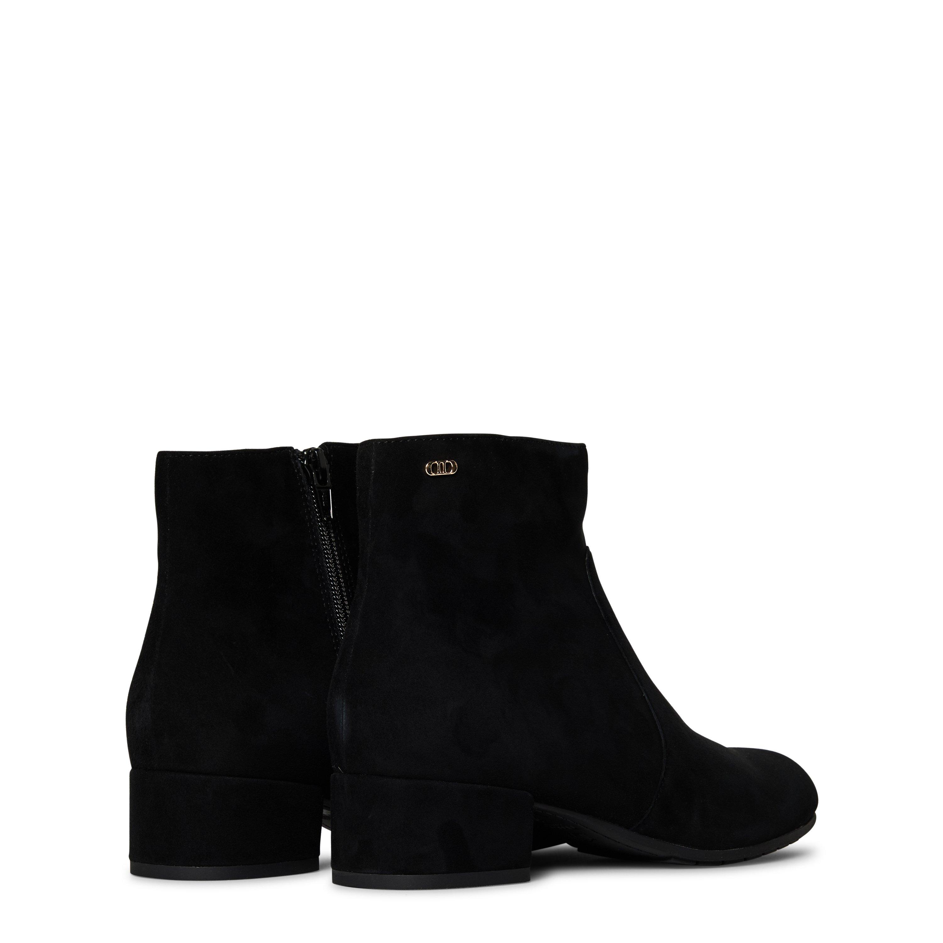 BLACK - Dune London - Pardy Suede Ankle Boots - 5