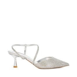 Dune London Hotfix Kitten Heel Slingbacks