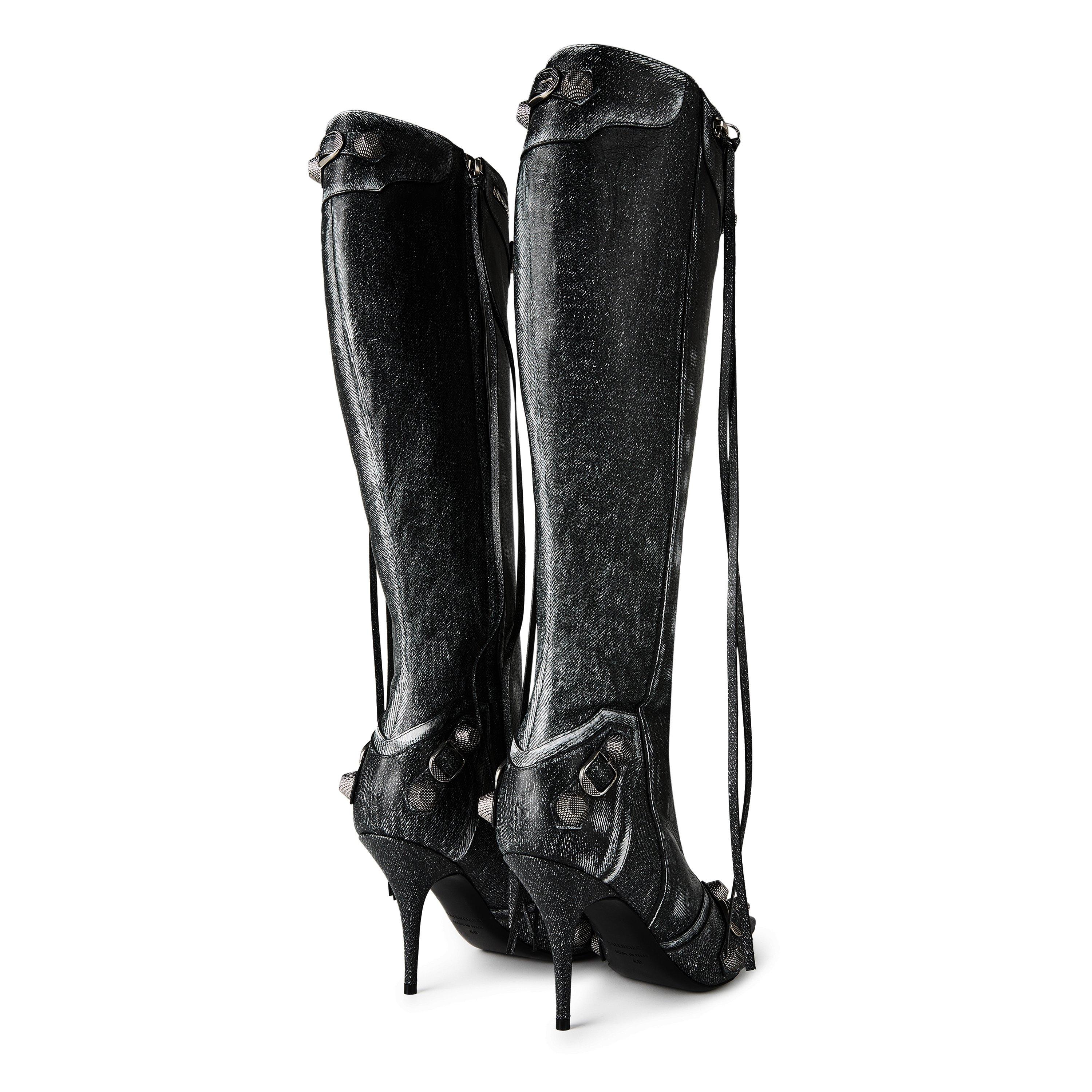 Black Denim - Balenciaga - Cagole 90mm Boots - 5