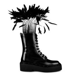 Valentino Garavani Rockstud M Way Combat Boots