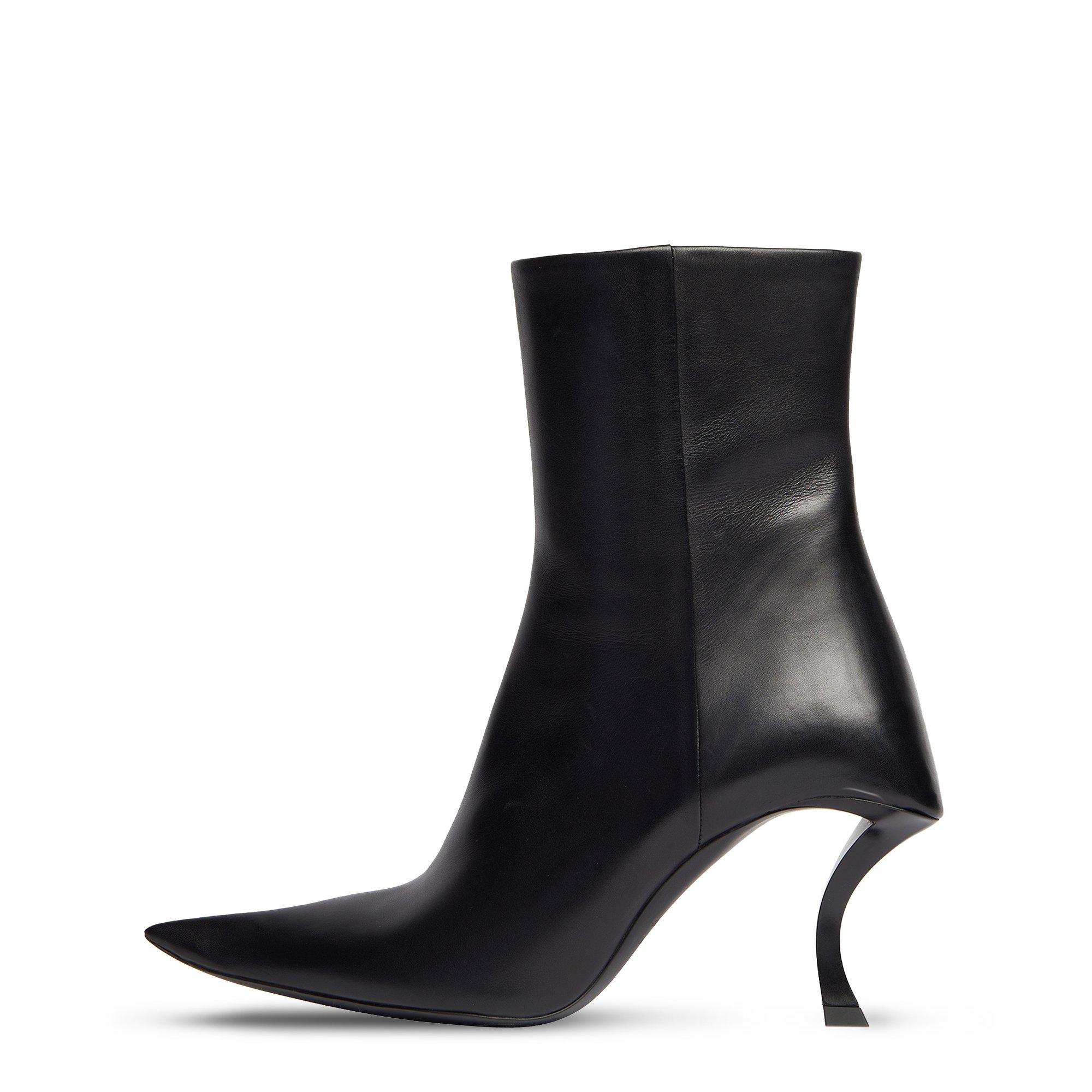Black - Balenciaga - Hourglass Booties - 3