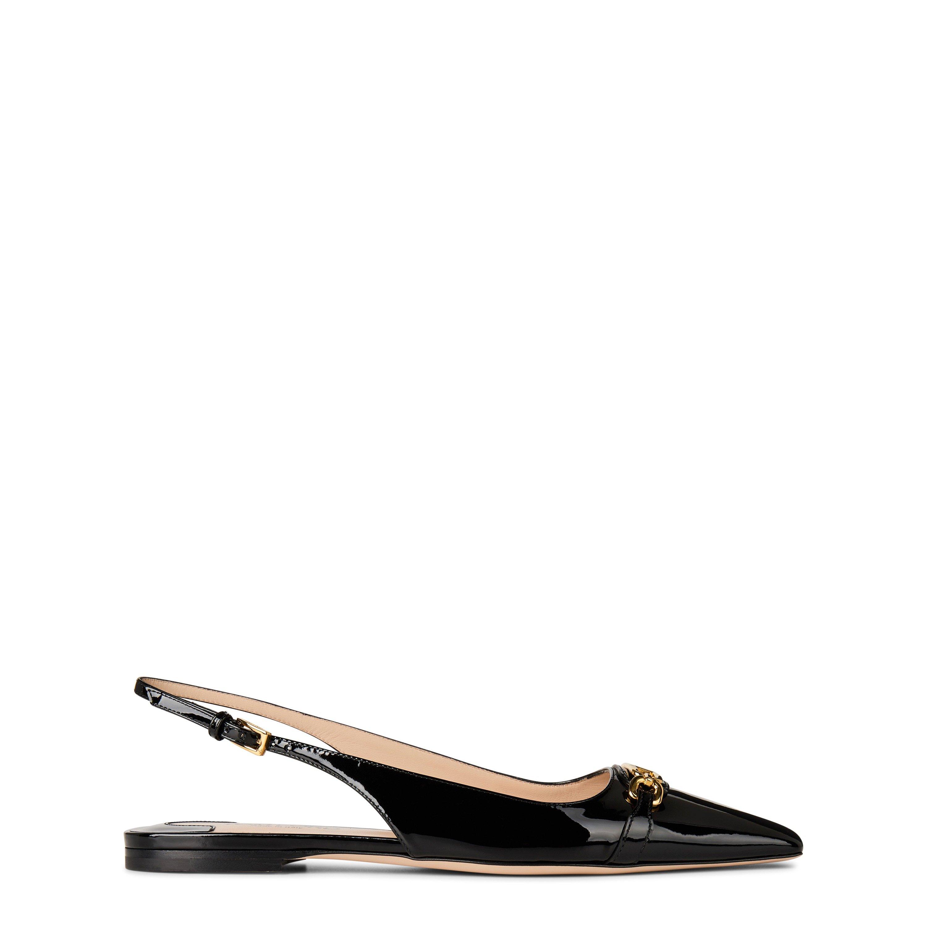 Black - Tom Ford - Patent Whitney Slingbacks - 1
