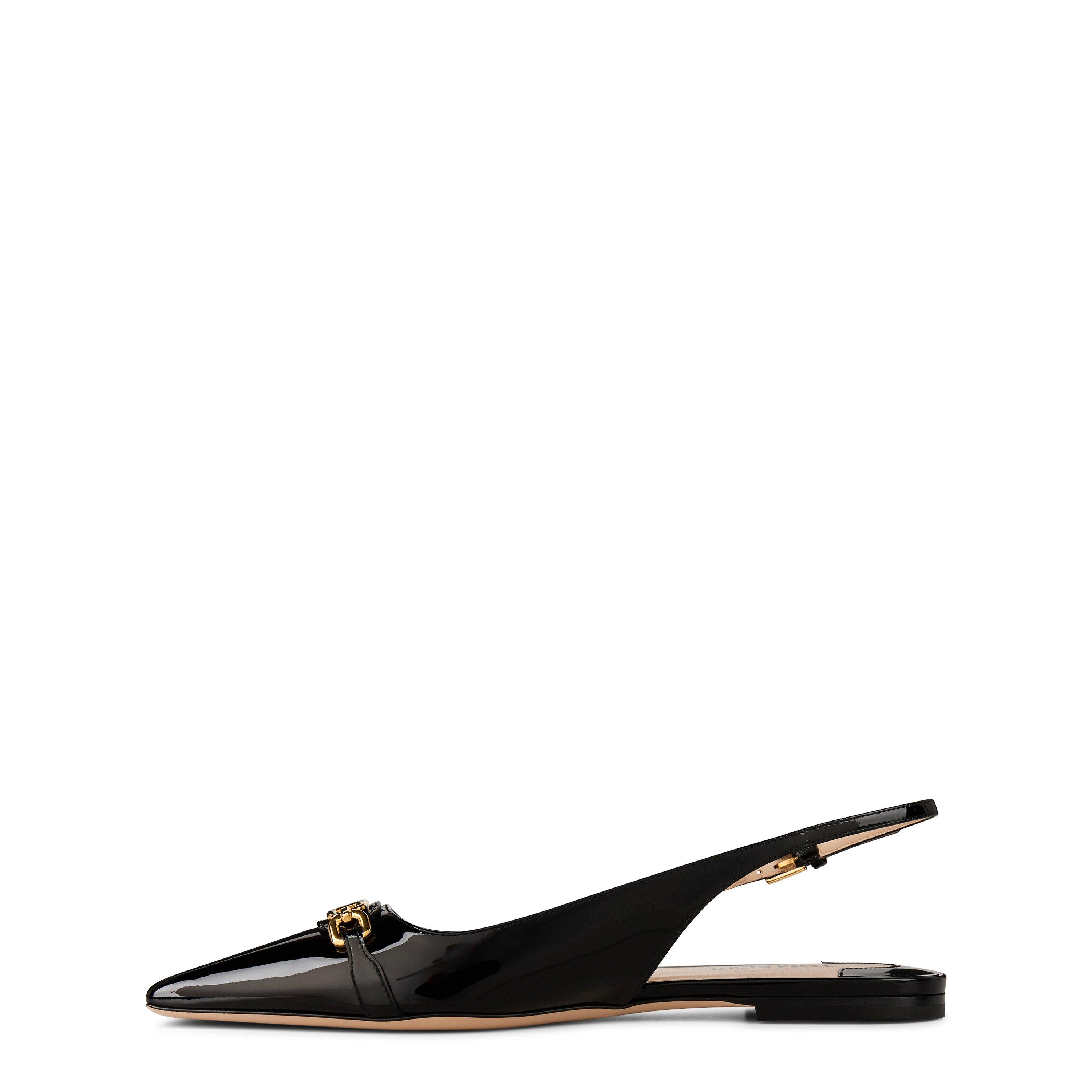 Black - Tom Ford - Patent Whitney Slingbacks - 3