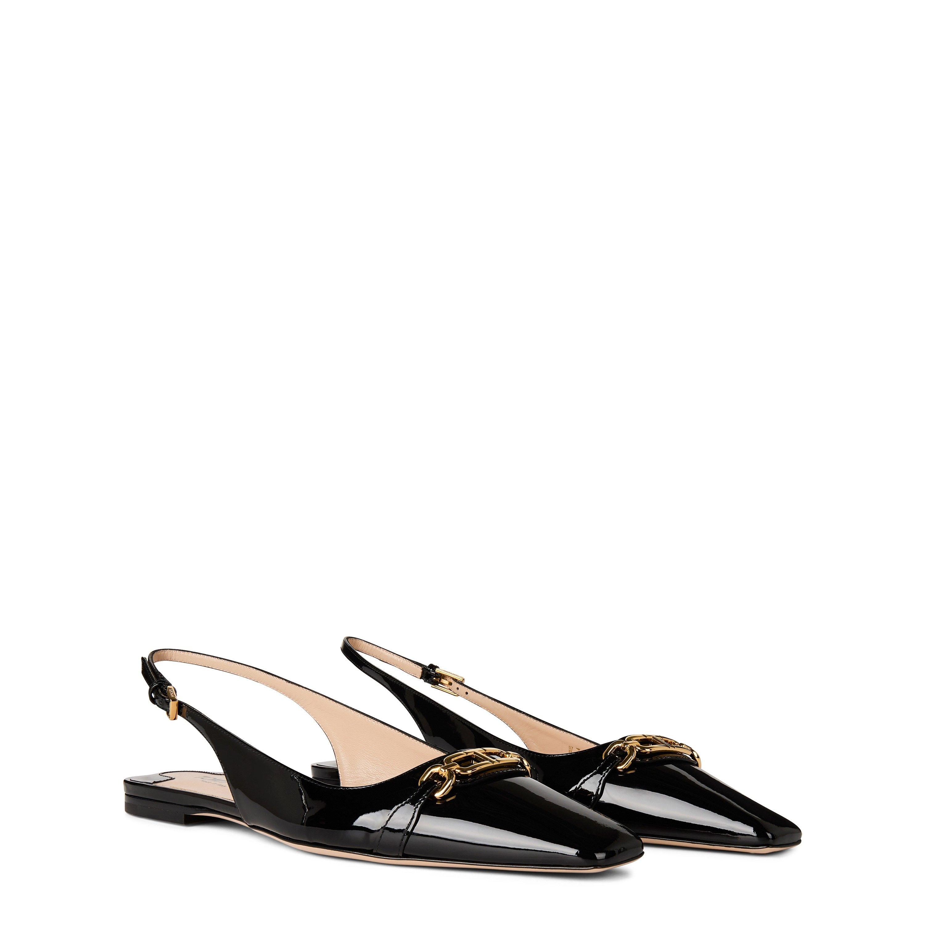 Black - Tom Ford - Patent Whitney Slingbacks - 4