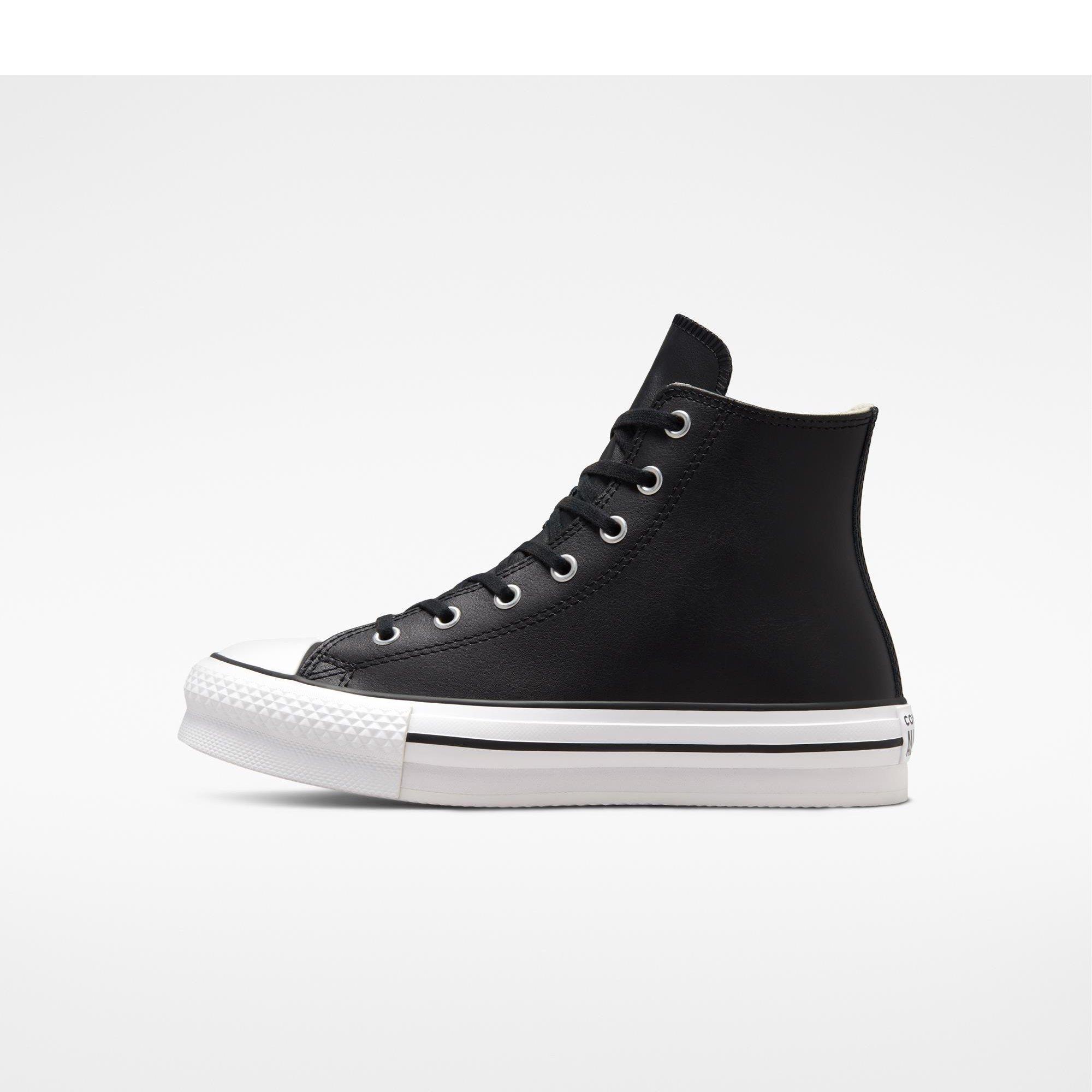 001-Black/Nat - Converse - Women's Chuck Taylor All Star Eva High-Top Trainers - 2