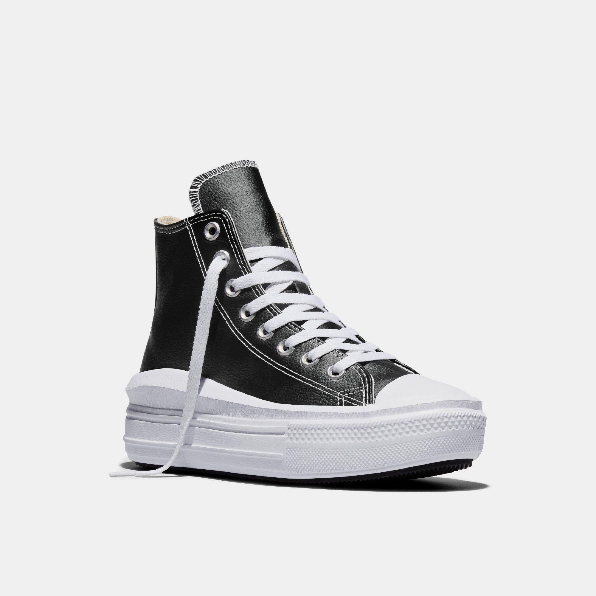 007-Black/Whi - Converse - Women's Chuck Taylor All Star Mov High-Top Trainers - 1
