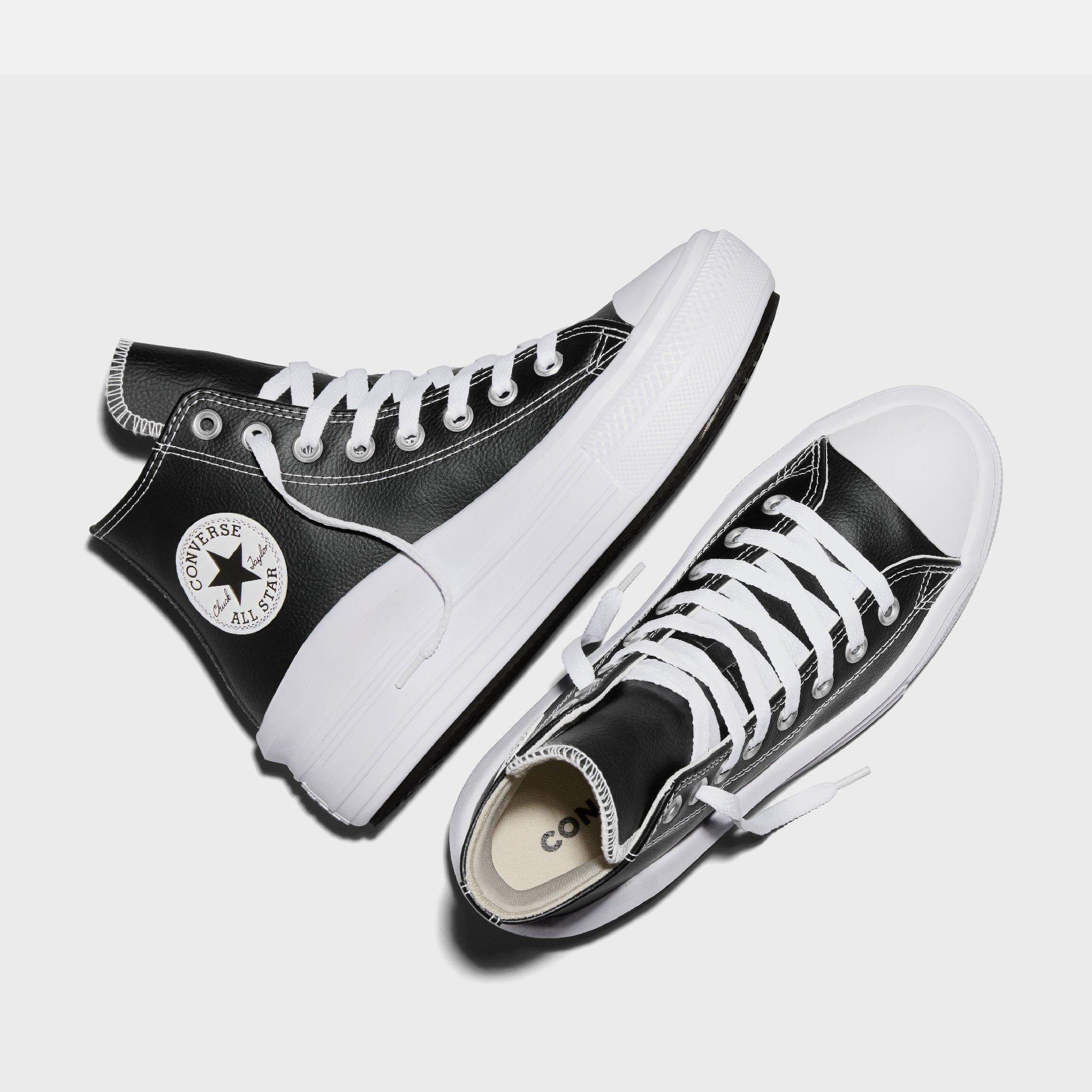 007-Black/Whi - Converse - Women's Chuck Taylor All Star Mov High-Top Trainers - 3