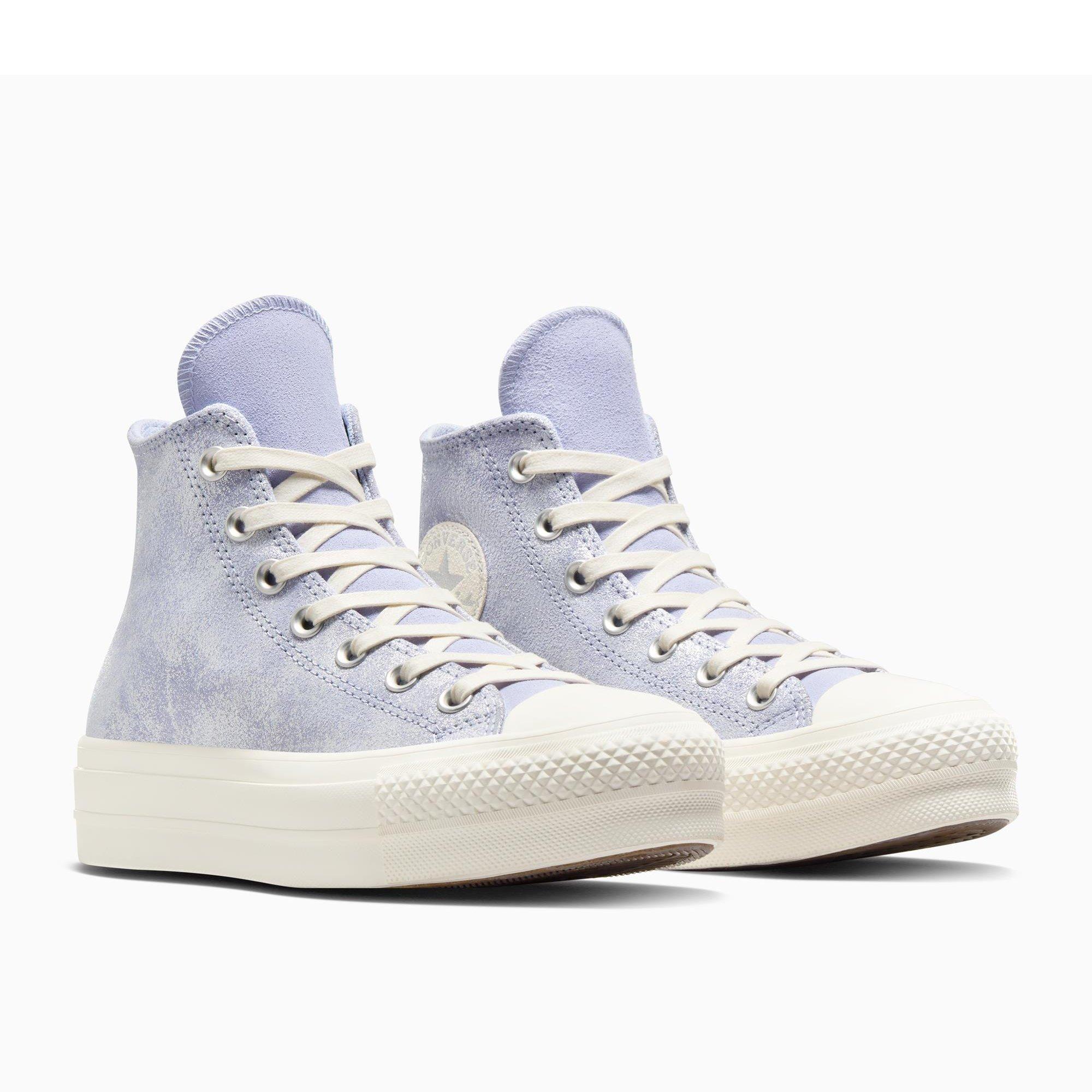 537-Lilac Pew - Converse - Women's Chuck Taylor All Star Lif High-Top Trainers - 3