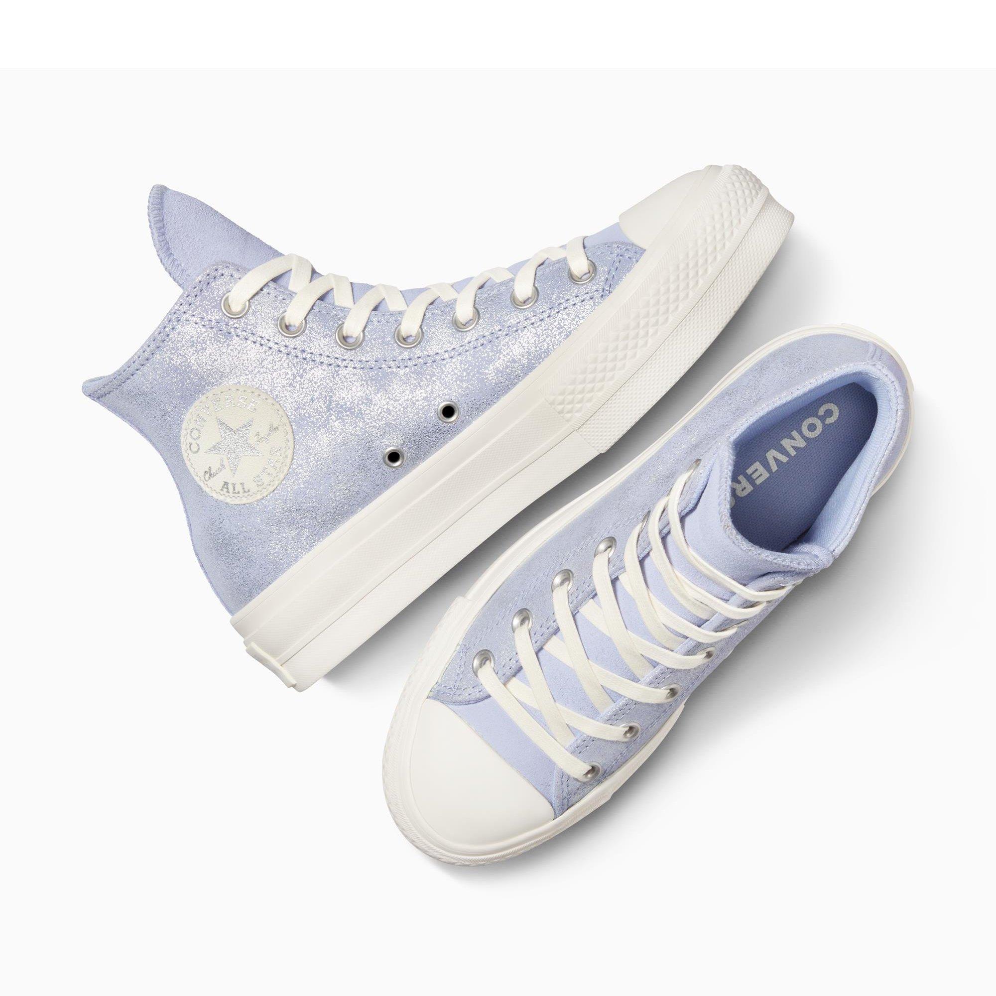 537-Lilac Pew - Converse - Women's Chuck Taylor All Star Lif High-Top Trainers - 5
