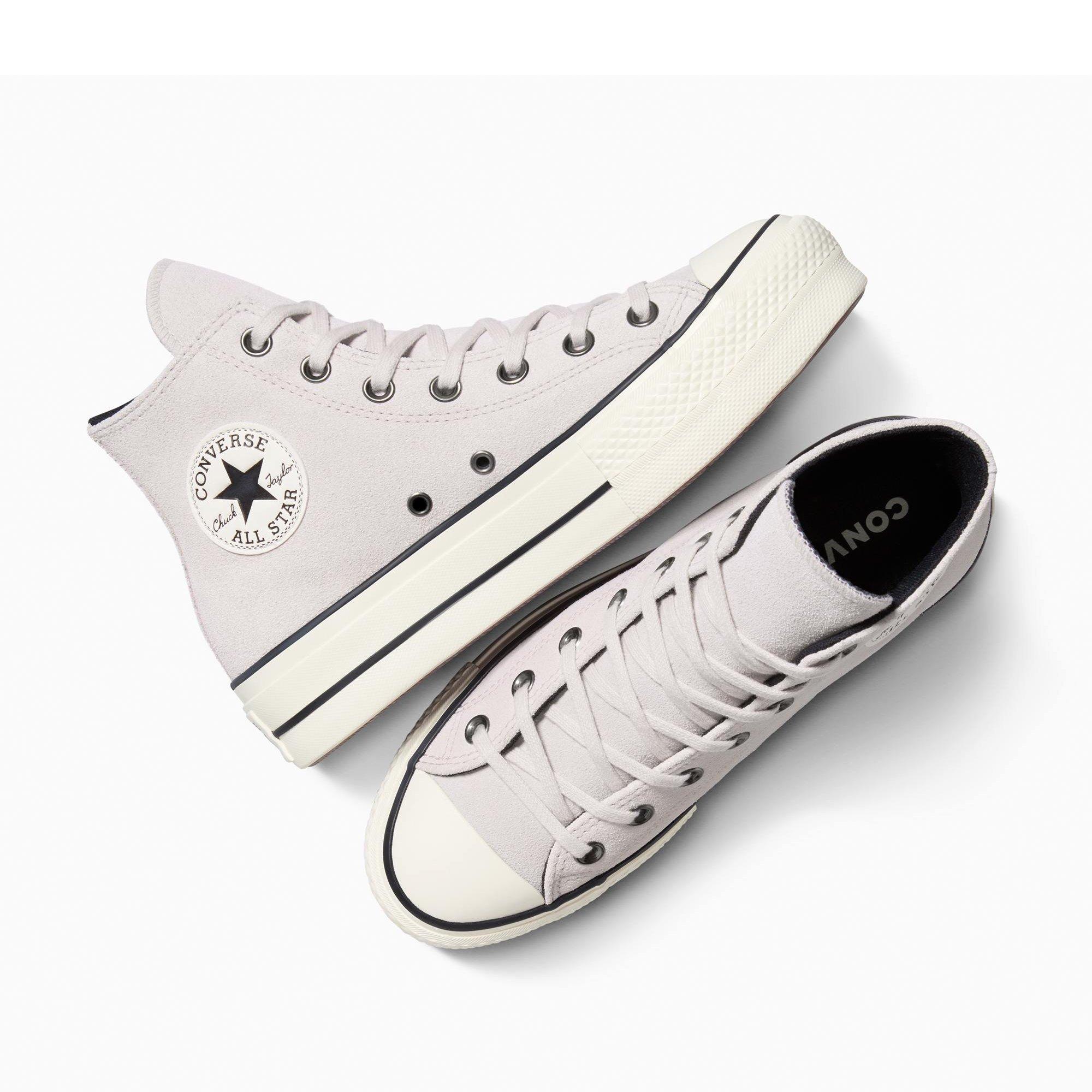 535-Bone Cold - Converse - Women's Chuck Taylor All Star Lif High-Top Trainers - 5