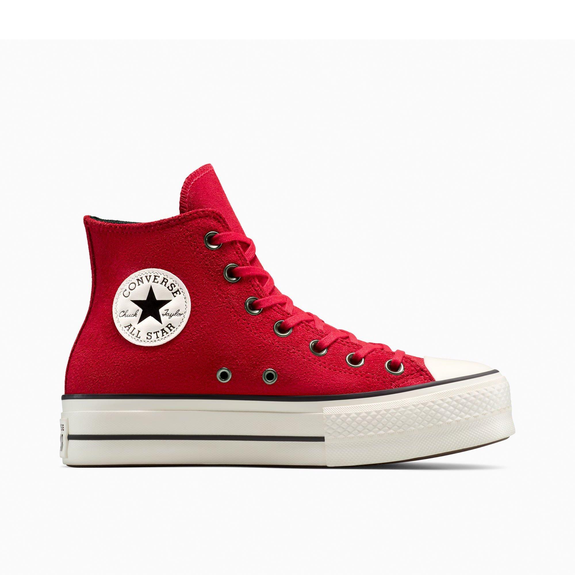 600-Red/Egret - Converse - Women's Chuck Taylor All Star Lif High-Top Trainers - 1