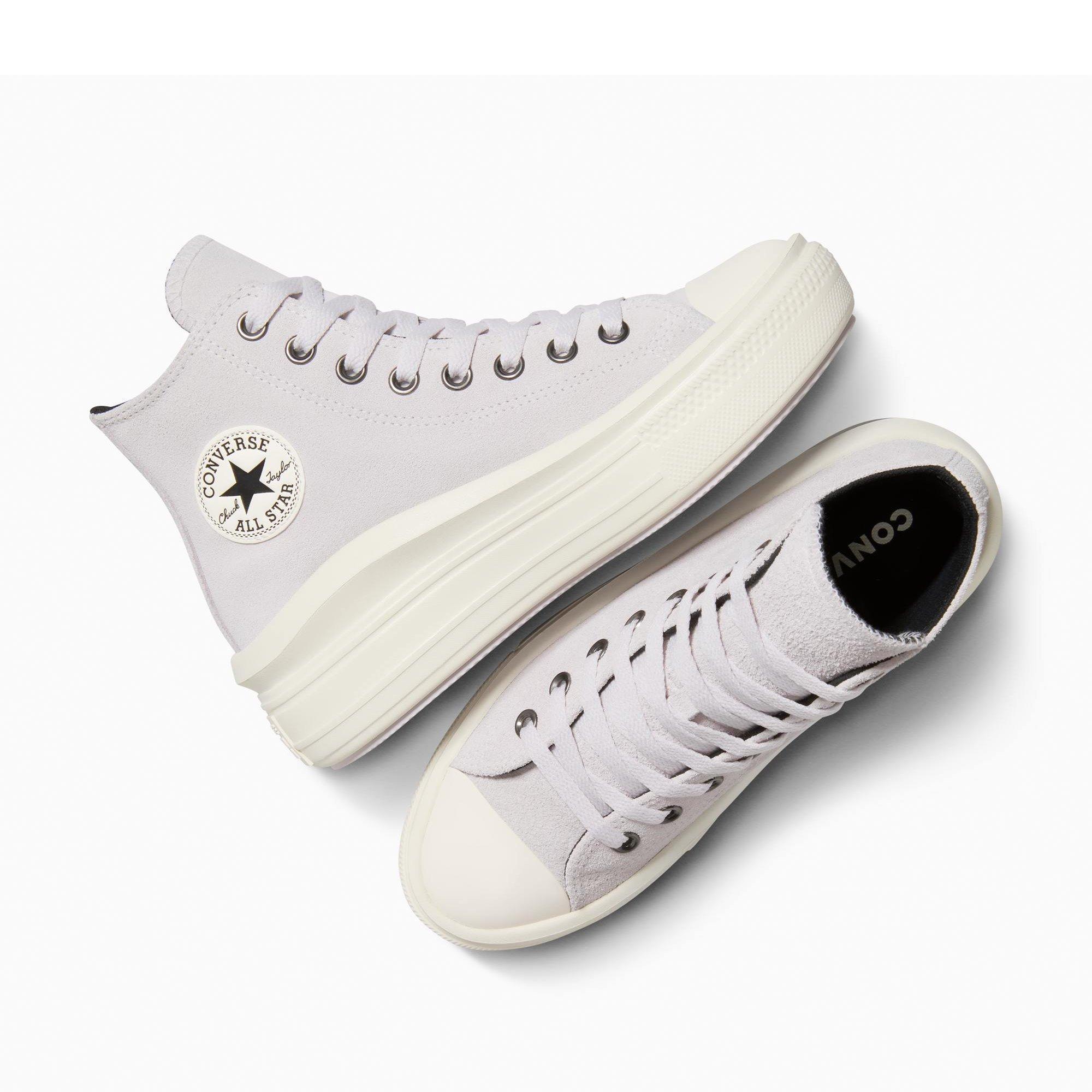 535-Bone Cold - Converse - Women's Chuck Taylor All Star Mov High-Top Trainers - 5
