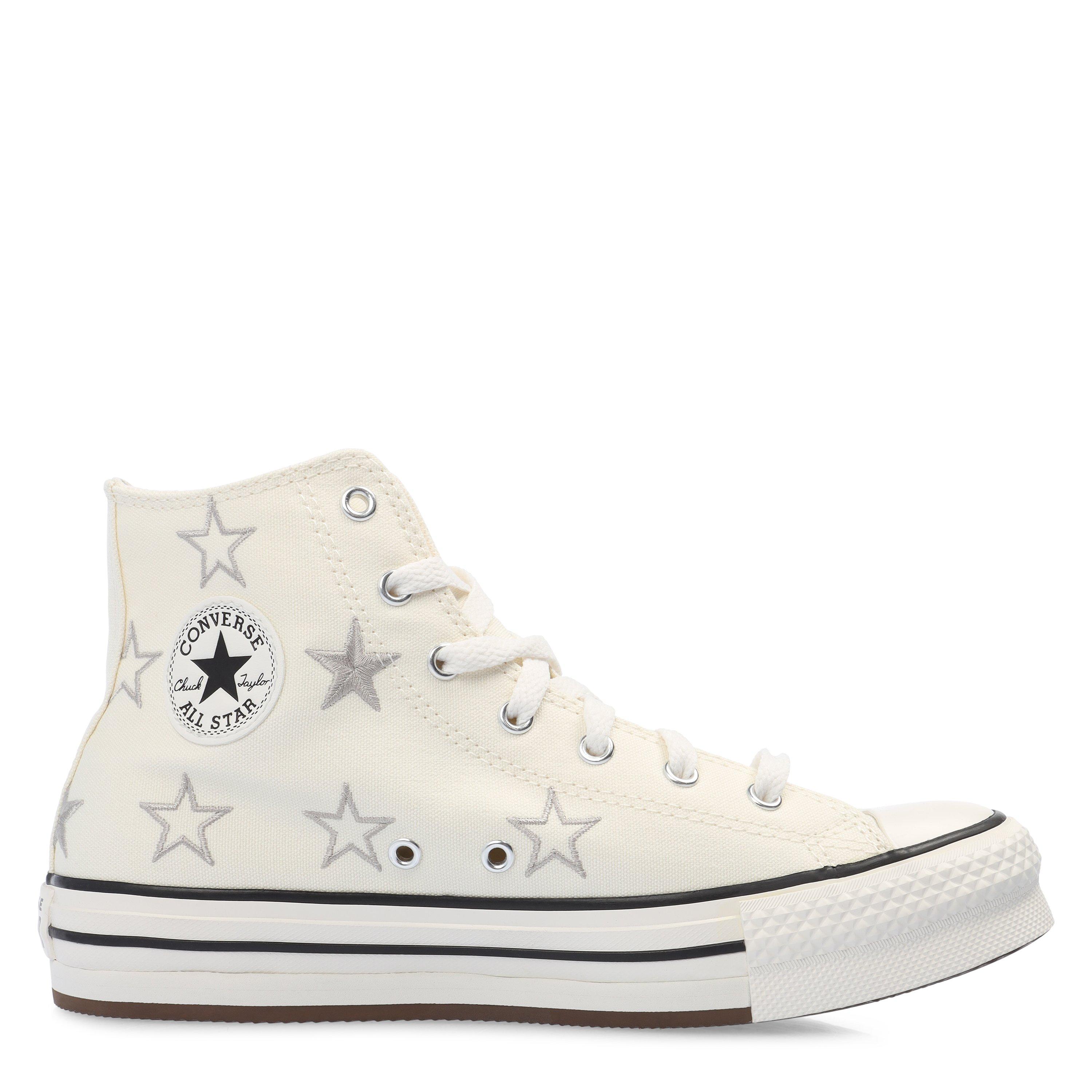 286-Egret/Pap - Converse - Women's Chuck Taylor All Star Eva High-Top Trainers - 1