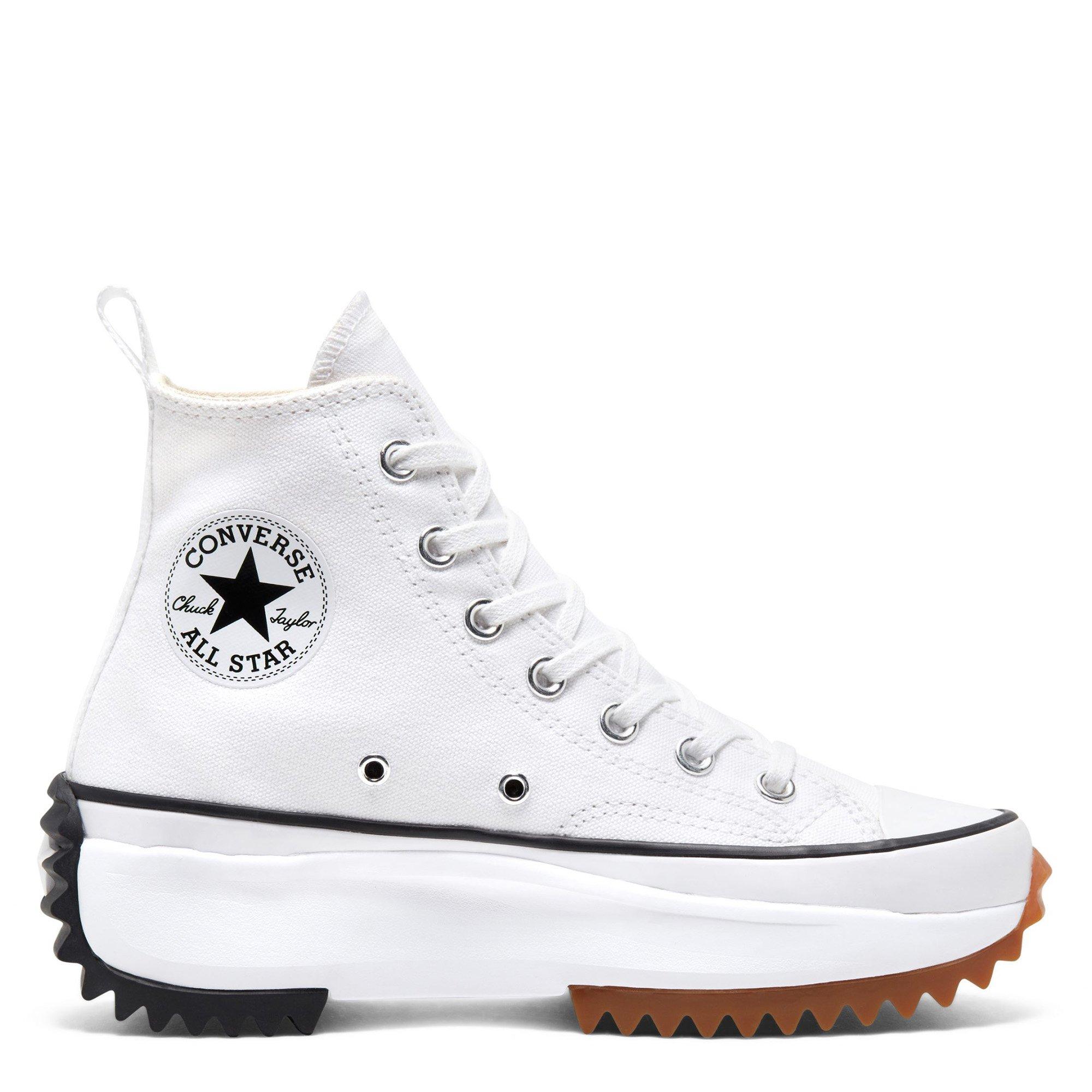 Wht/Black/Gum - Converse - Run Star Hike Canvas Platform - 1