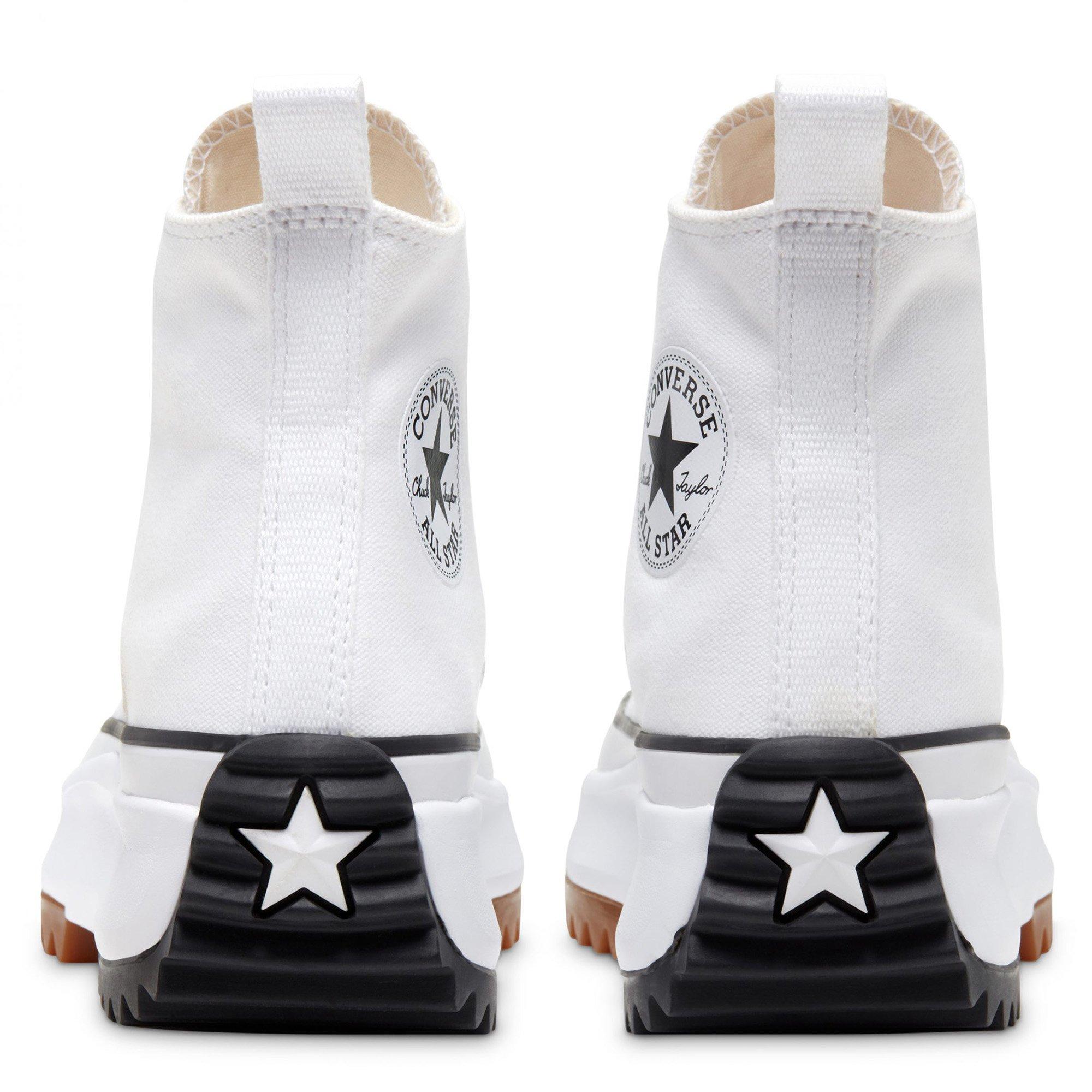 Wht/Black/Gum - Converse - Run Star Hike Canvas Platform - 4