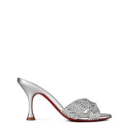 Christian Louboutin Mariza Is Back Embellished 85mm Leather Mules