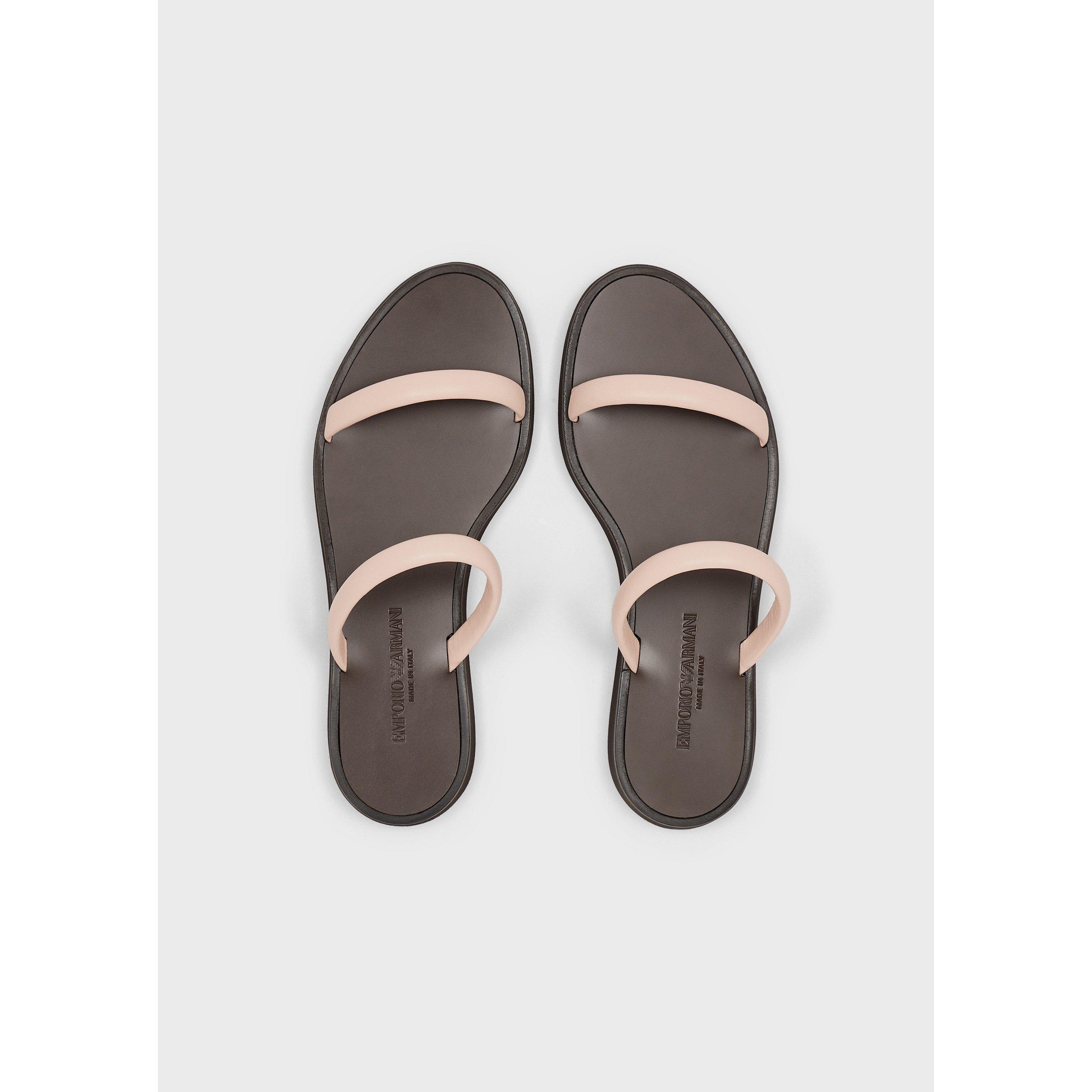 Pale Pink - Emporio Armani - Women's Flat Sandals - 5