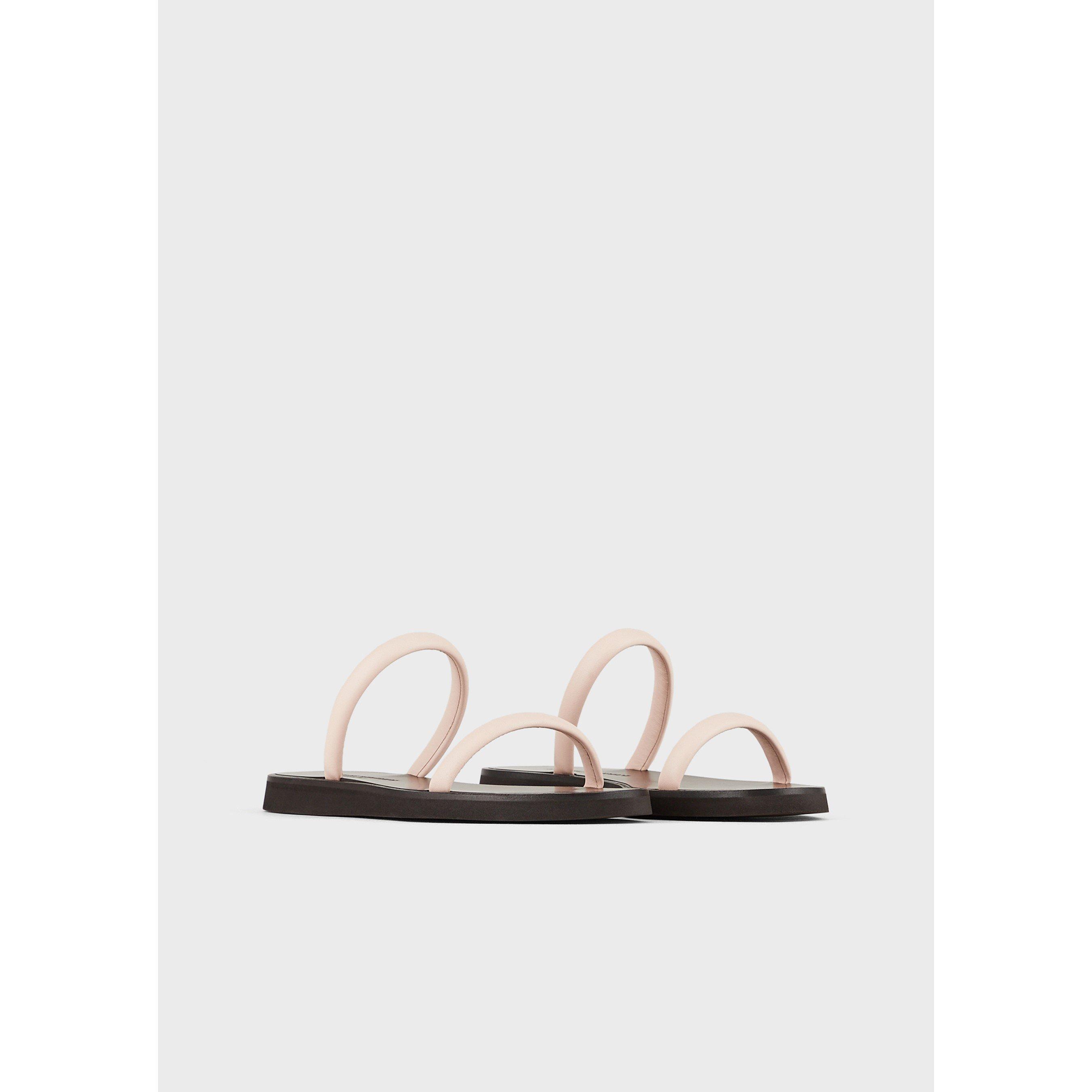Pale Pink - Emporio Armani - Women's Flat Sandals - 2