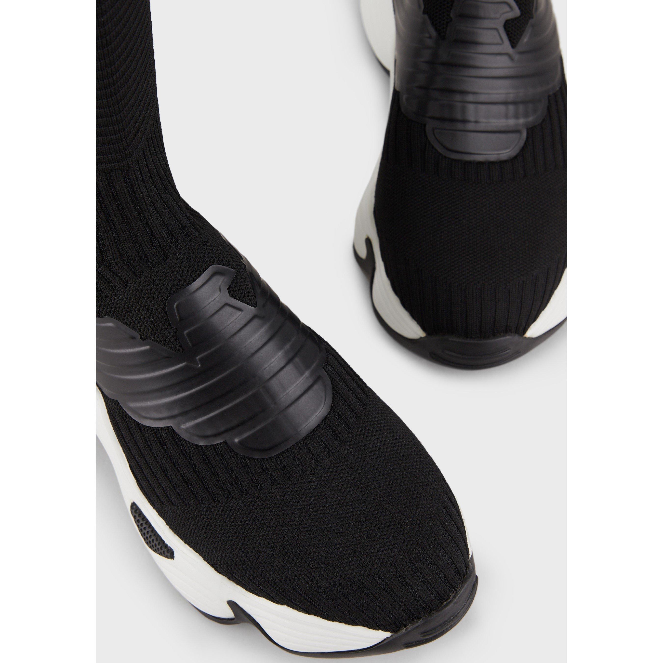 Black - Emporio Armani - Women's Over the Knee Boots - 5