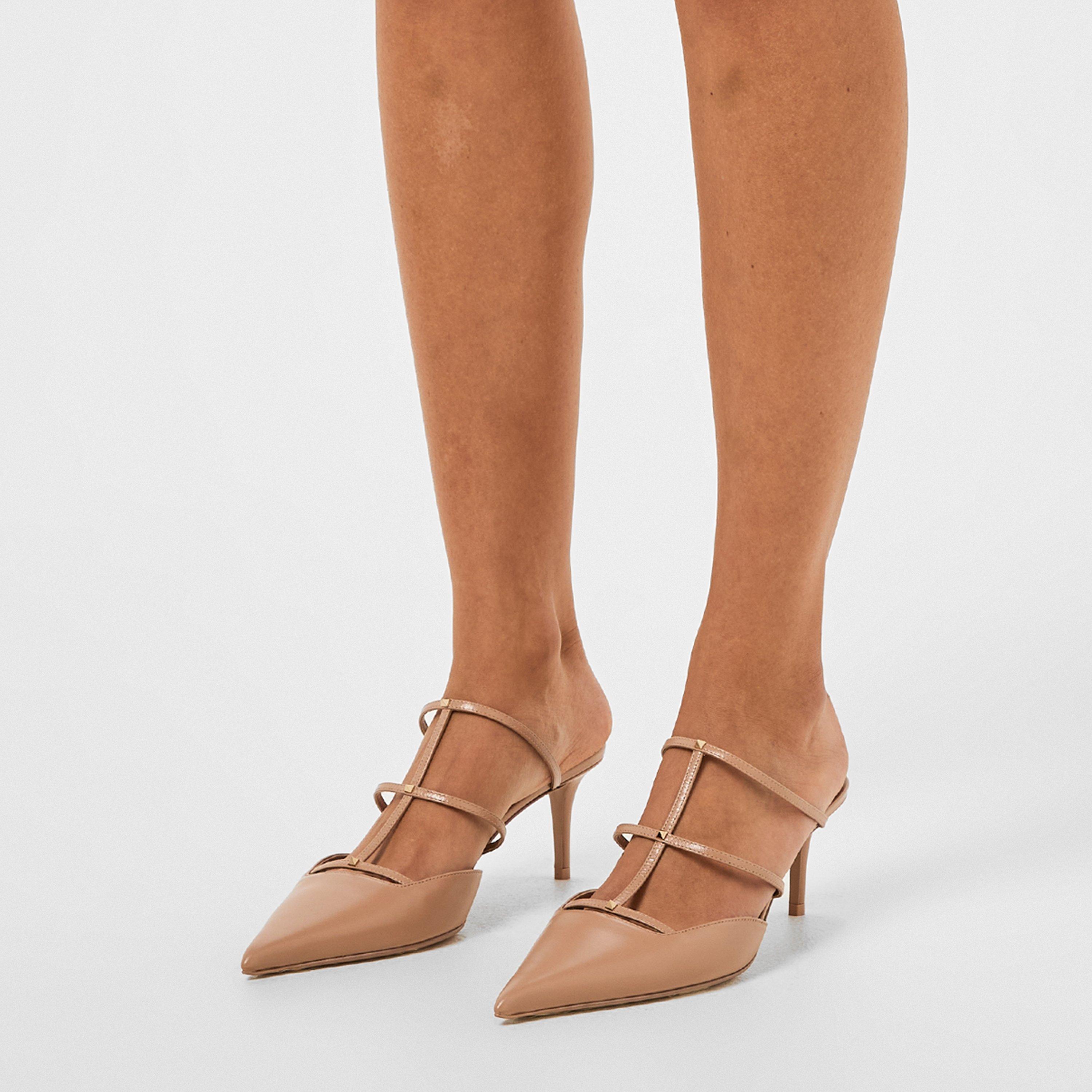 Rose Cannelle - Valentino Garavani - Rockstud Wispy 60mm Mules - 3