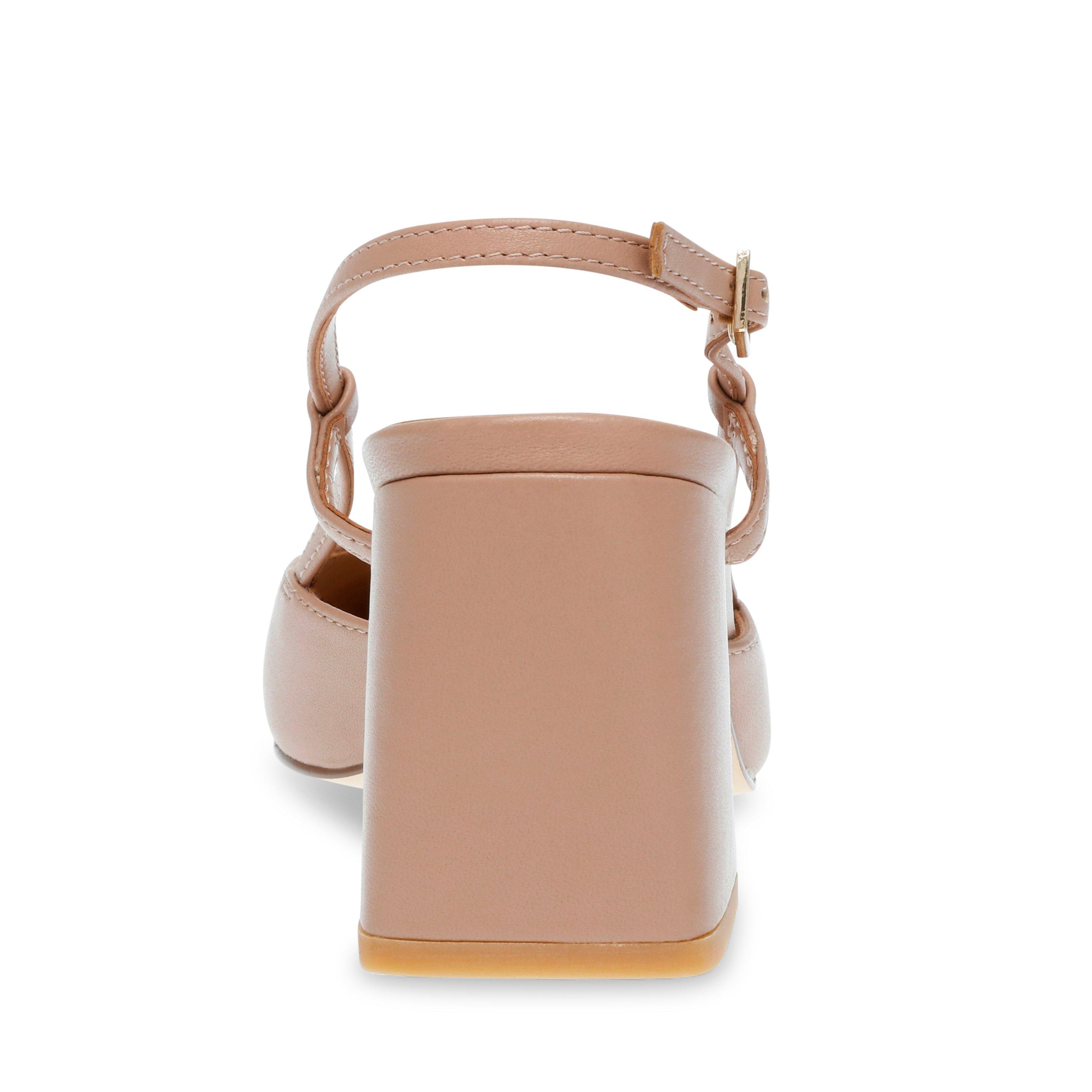 Tan/Blk - Steve Madden - Women's Zeina Block Court Shoes - 5