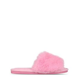 Be You Faux Fur Slider Slipper