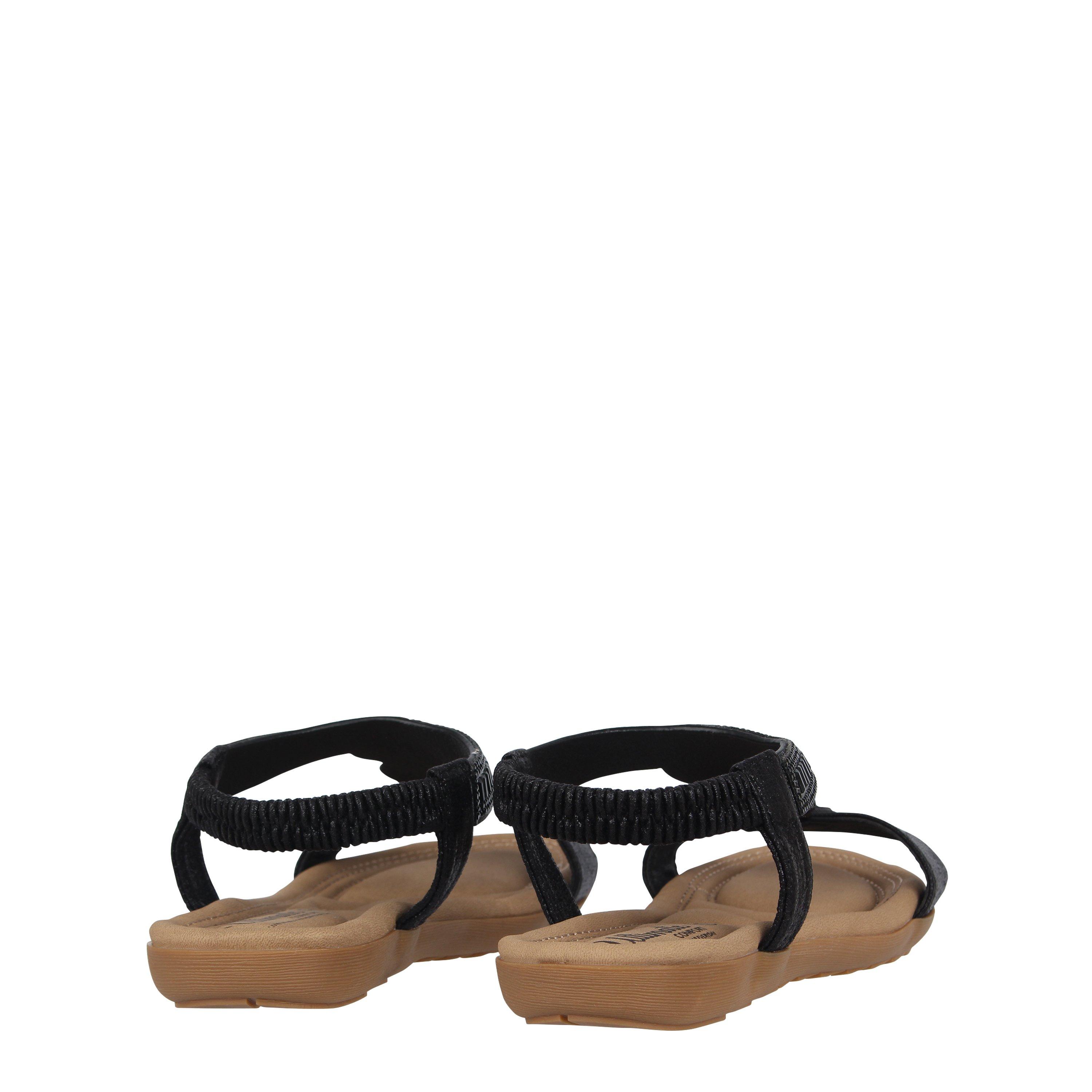 Black - Be You - Be Ultimate Comfort Diamante Sandal - 5