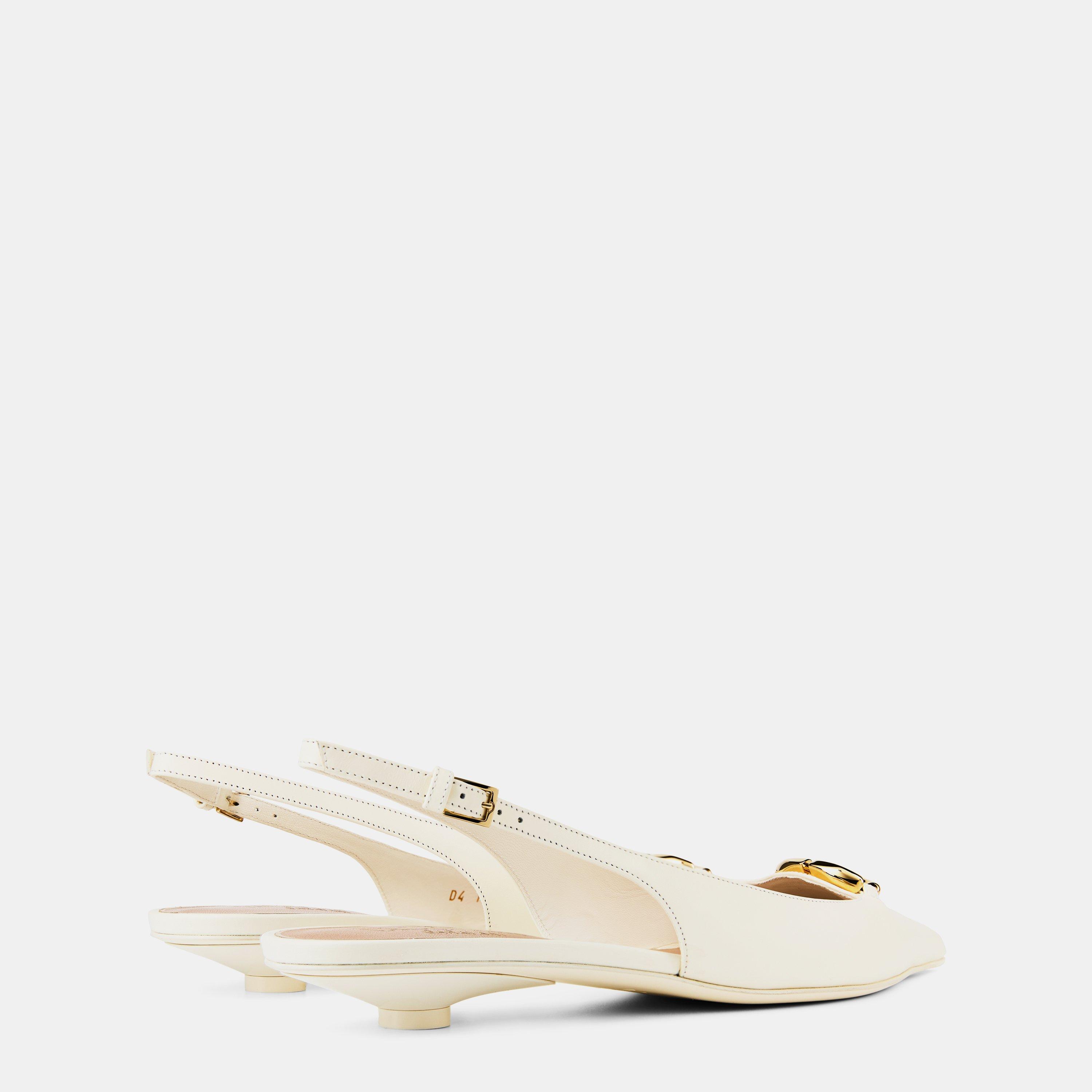 Ivory - Valentino Garavani - Bold Edition Vlogo Ballerinas - 5