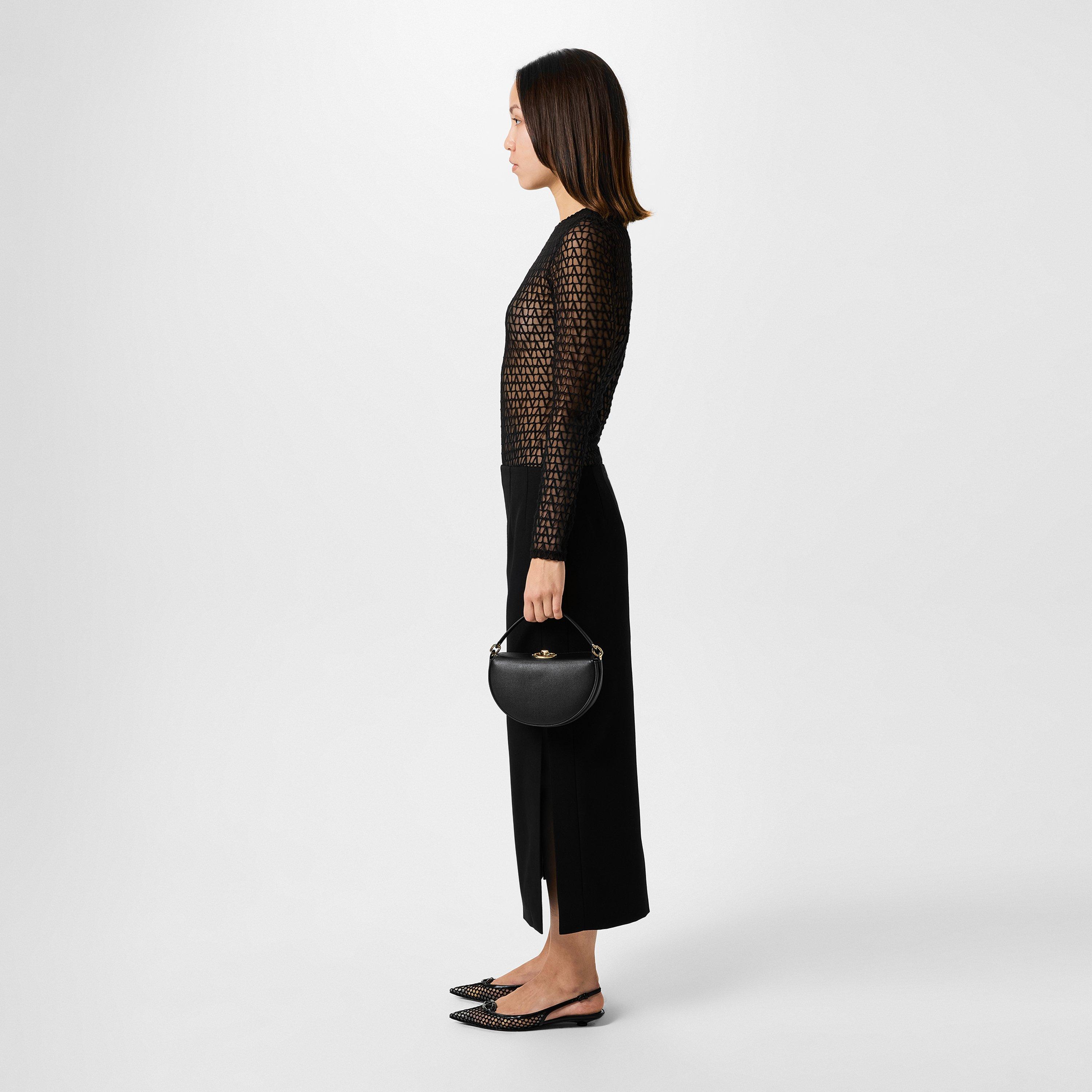 Nero Mesh - Valentino Garavani - Bold Edition Vlogo Ballerinas - 6