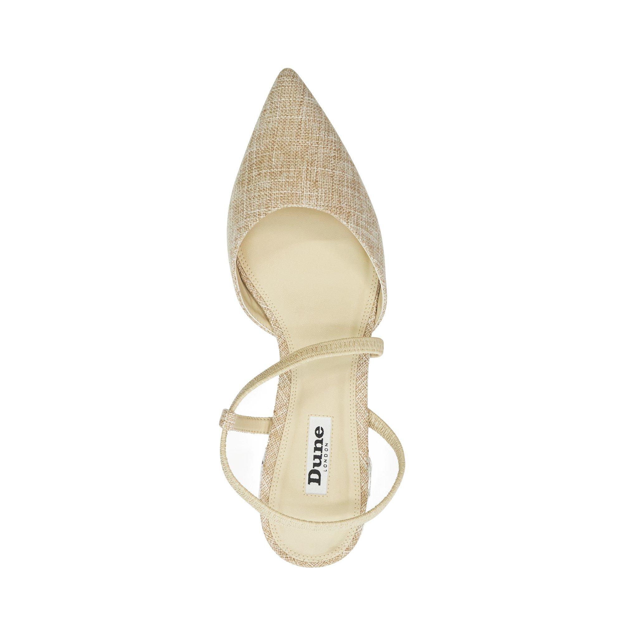 Beige 140 - Dune London - Harlem Jewel Embellished Open Courts - 4