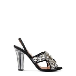 Moschino Maxi Crystal Slingbacks