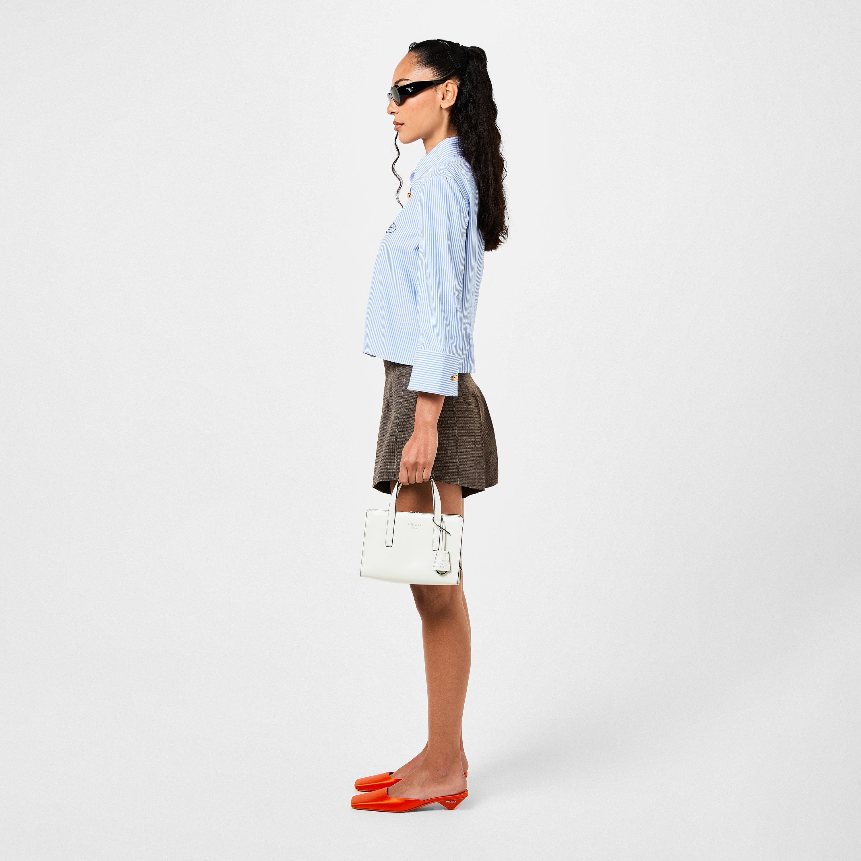 Orange Satin - Prada - Satin Mules - 5