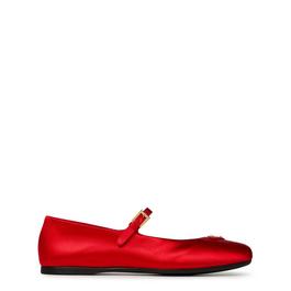 Prada Triangle Logo Ballerina