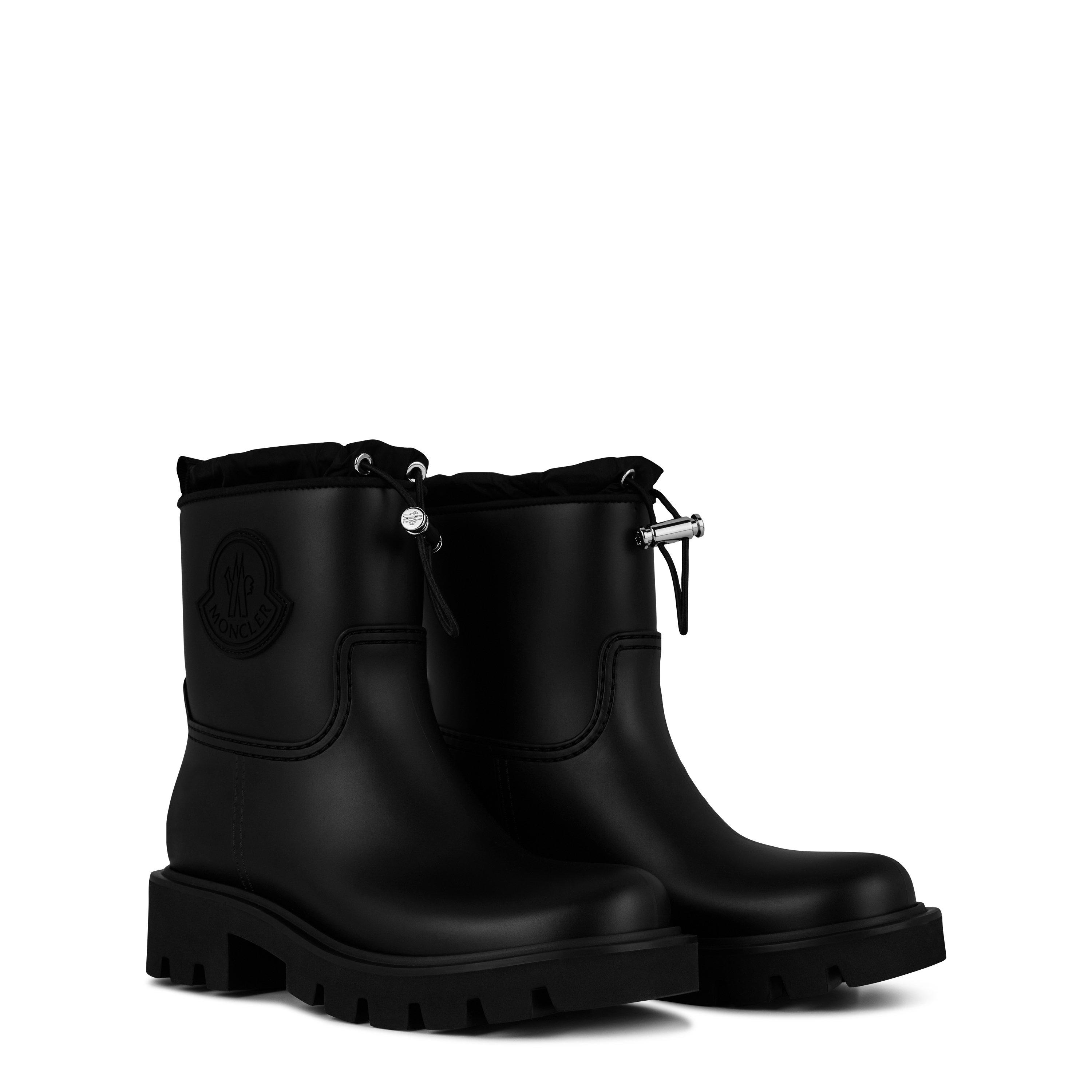 【関税＆送料込み】Moncler Kickstream High Shoes Moncler Kickstream Leather Tall Rain Boots | Neiman Marcus