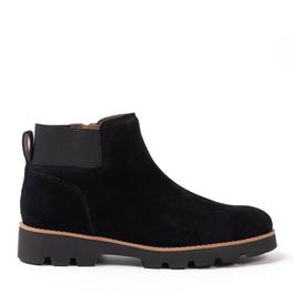 Golddigga Suede Flat Women Boot