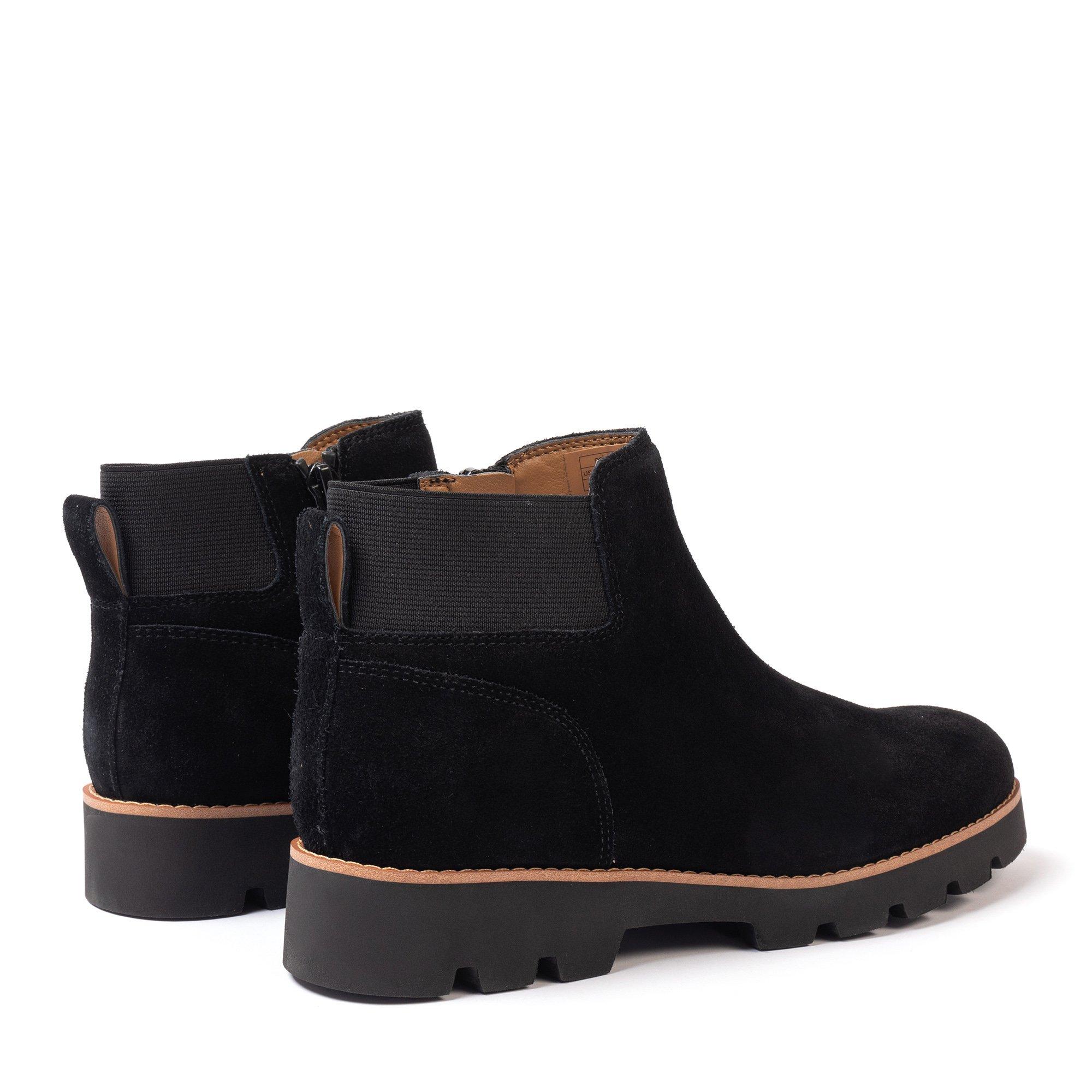 Noir - Golddigga - Suede Flat Women Boot - 3