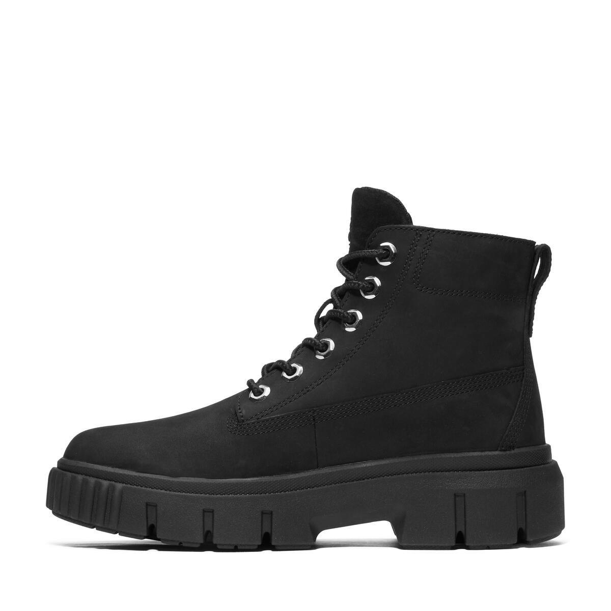 Black - Timberland - Women's Greyfield Mid Lace-Up Chukka Boot - 4