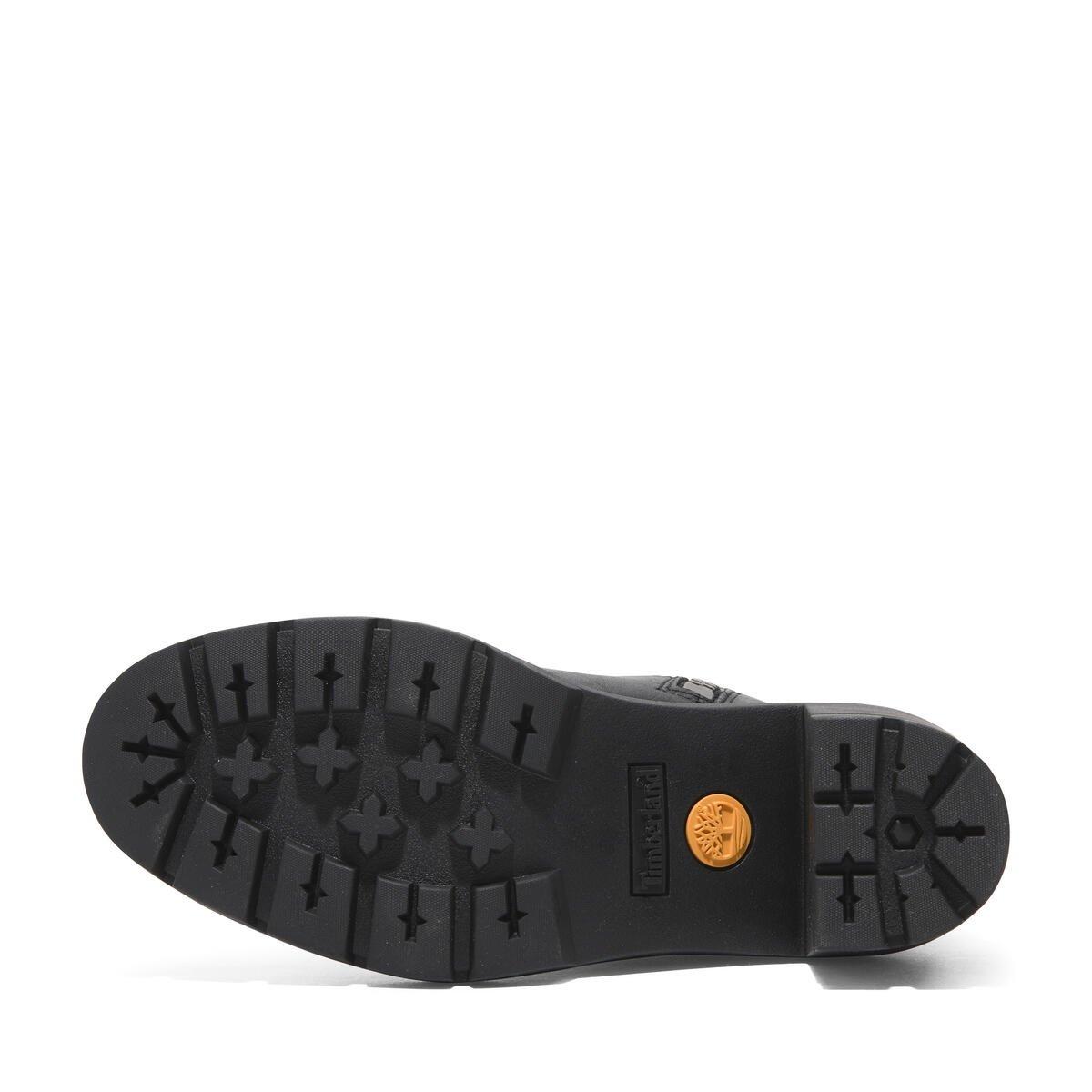 Black - Timberland - Women's Allington Heights Mid Zipped Ankle Heeled Boots - 3