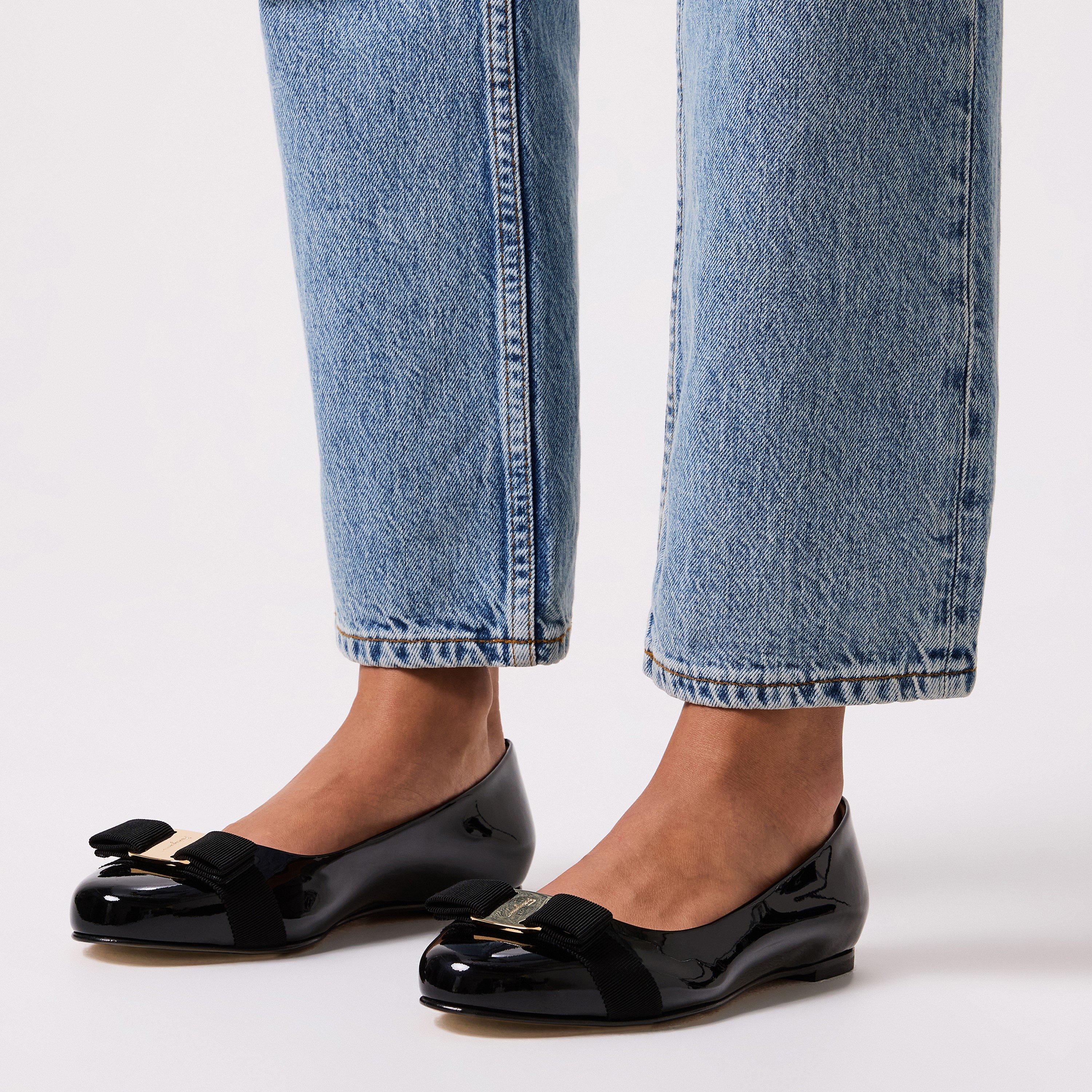 Nero - Ferragamo - Varina Ballet Flats - 2