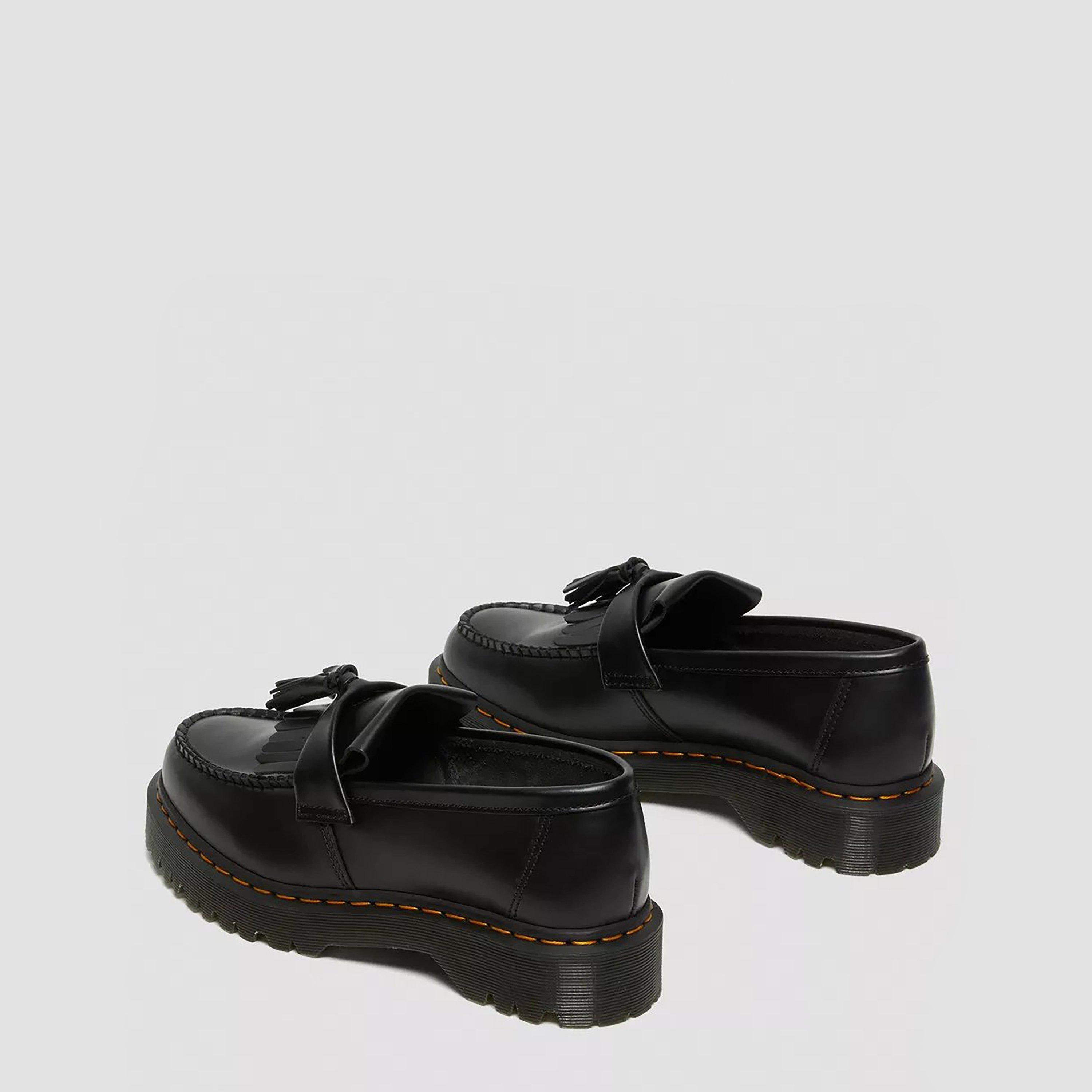 Black Smooth - Dr Martens - Adrian Tassel Loafers - 4