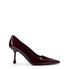 Jimmy Choo Ixia 80 Garnet Patent Leather Pumps