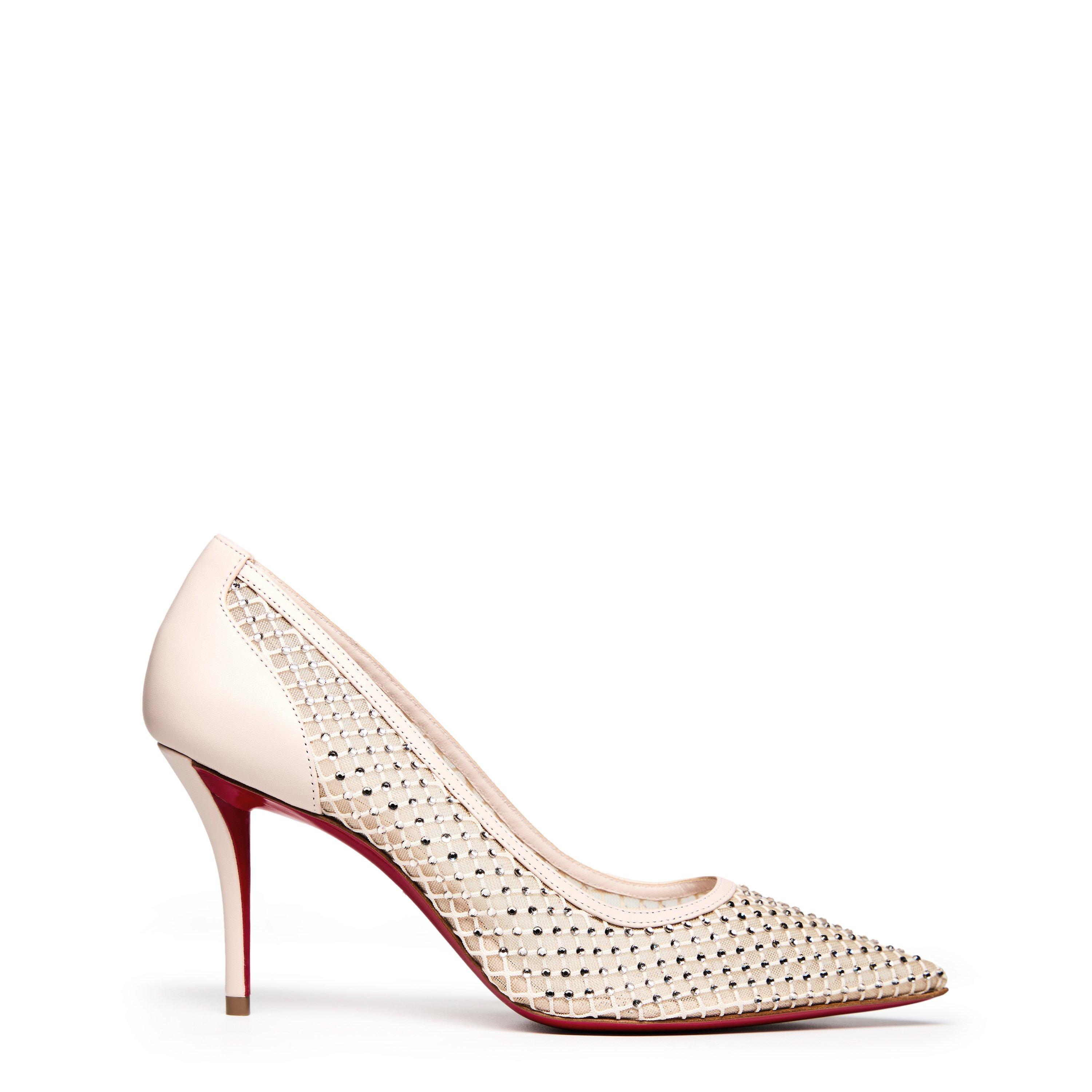Christian Louboutin | Apostropha Mesh Strass 80mm Pumps