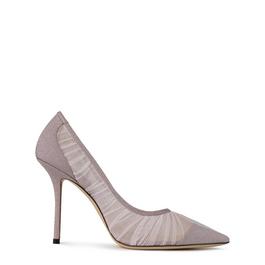 Jimmy Choo Glittered Tulle Love 100 Pumps