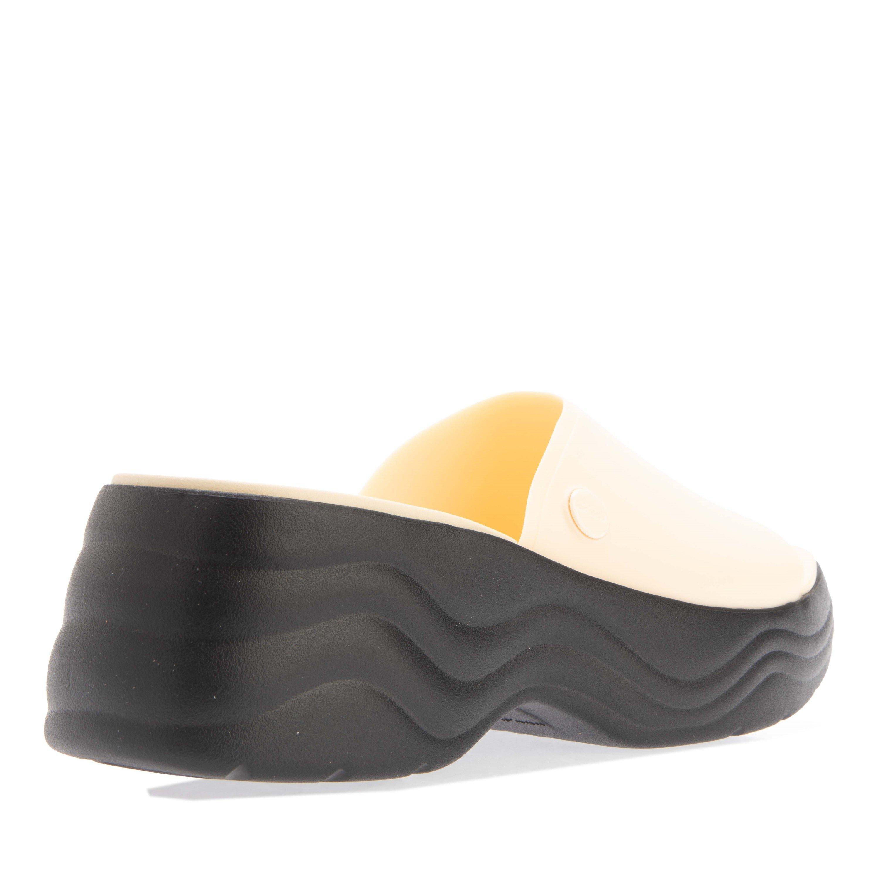 Vanille/Schwarz - Crocs - Women's Skyline Platform Wedge Heeled Sandal - 3