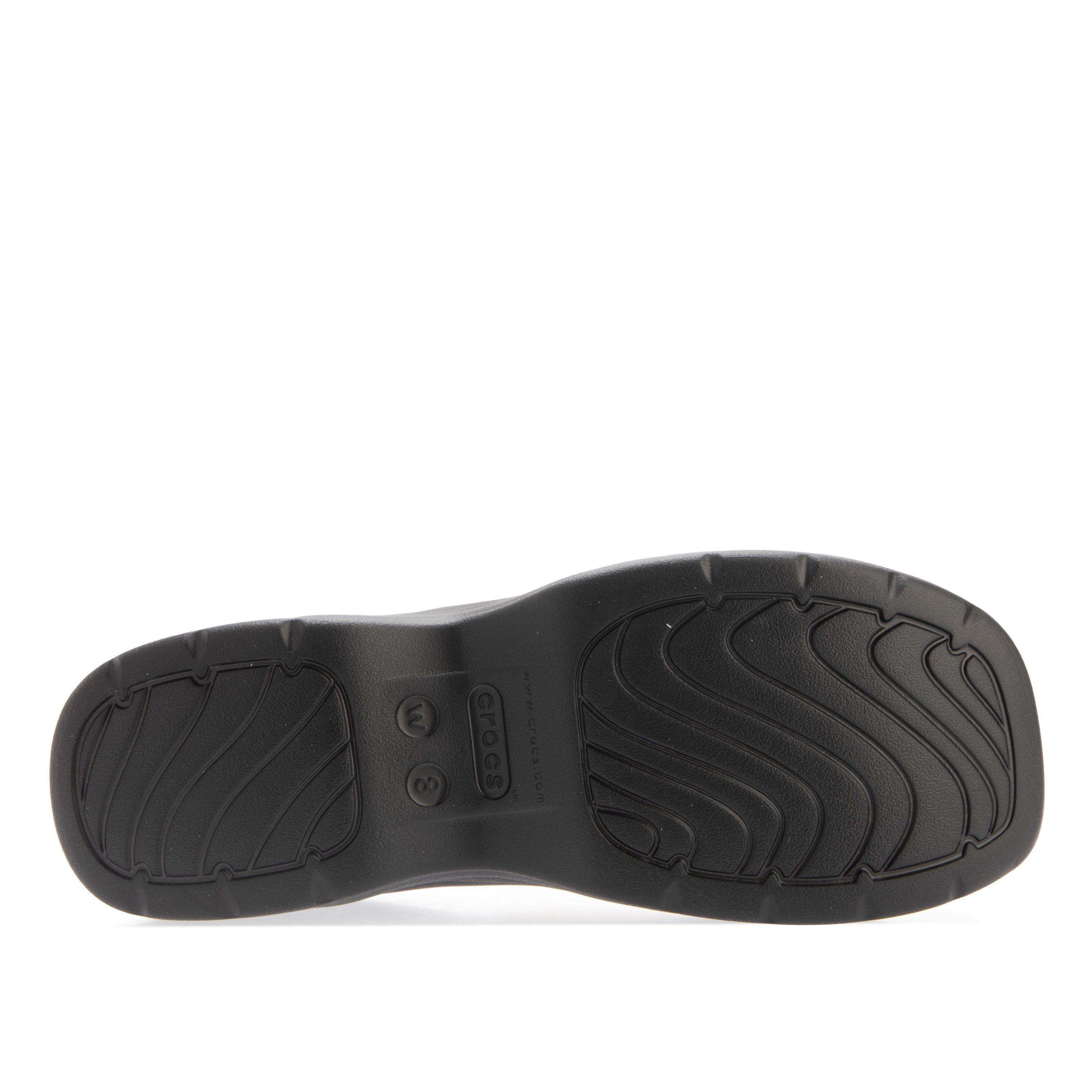 Vanille/Schwarz - Crocs - Women's Skyline Platform Wedge Heeled Sandal - 7