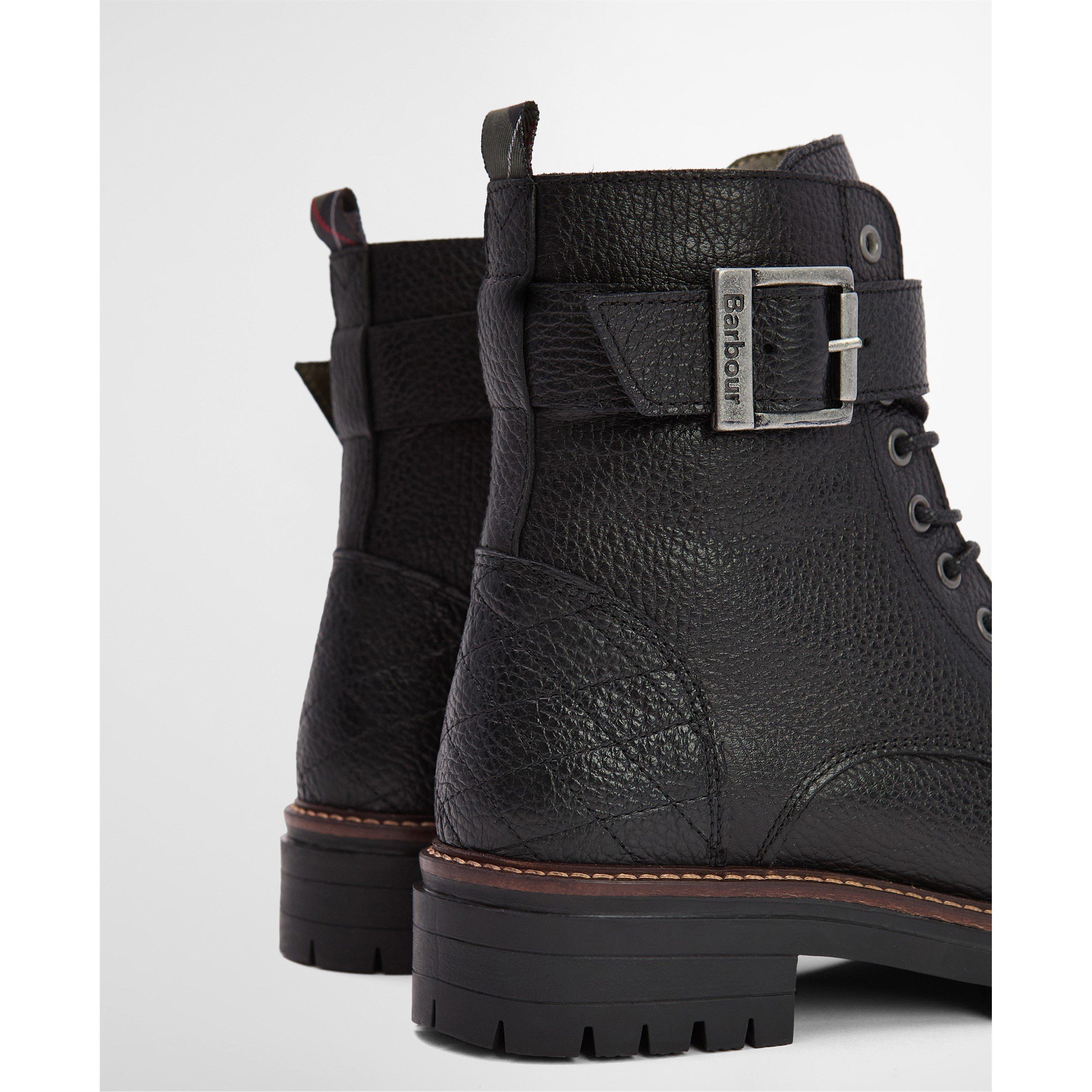 Black - Barbour - Heidi Commando Boots - 4